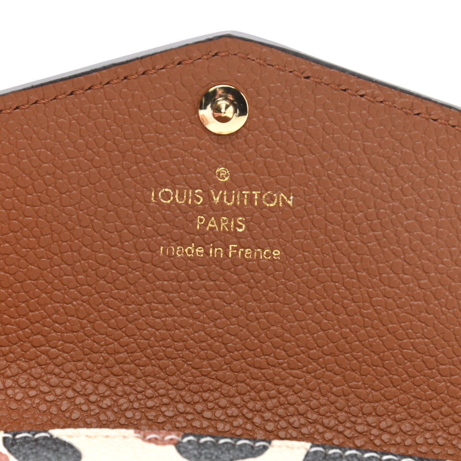 Louis Vuitton Empreinte Monogram Giant Wild At Heart Key Pouch Caramel 6 of 6