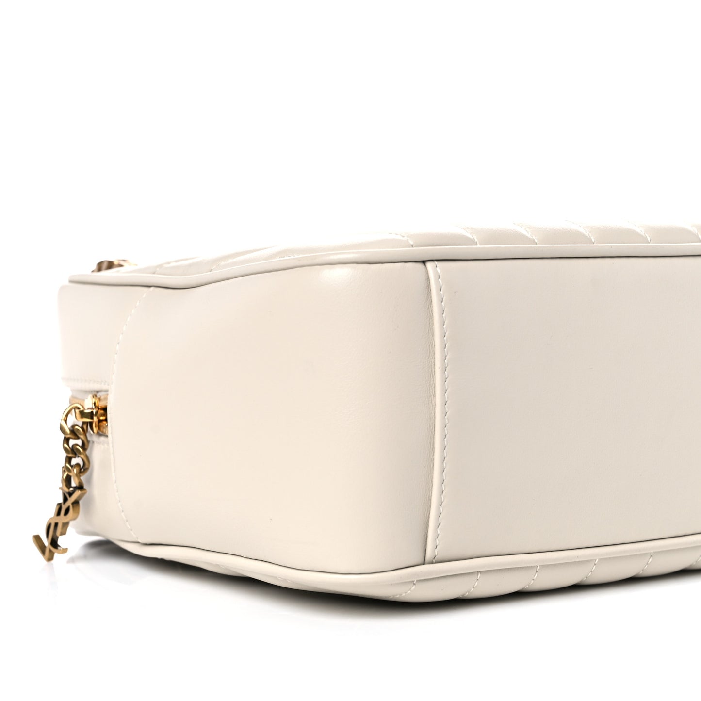 Calfskin Matelasse Joan Camera Bag Crema Soft