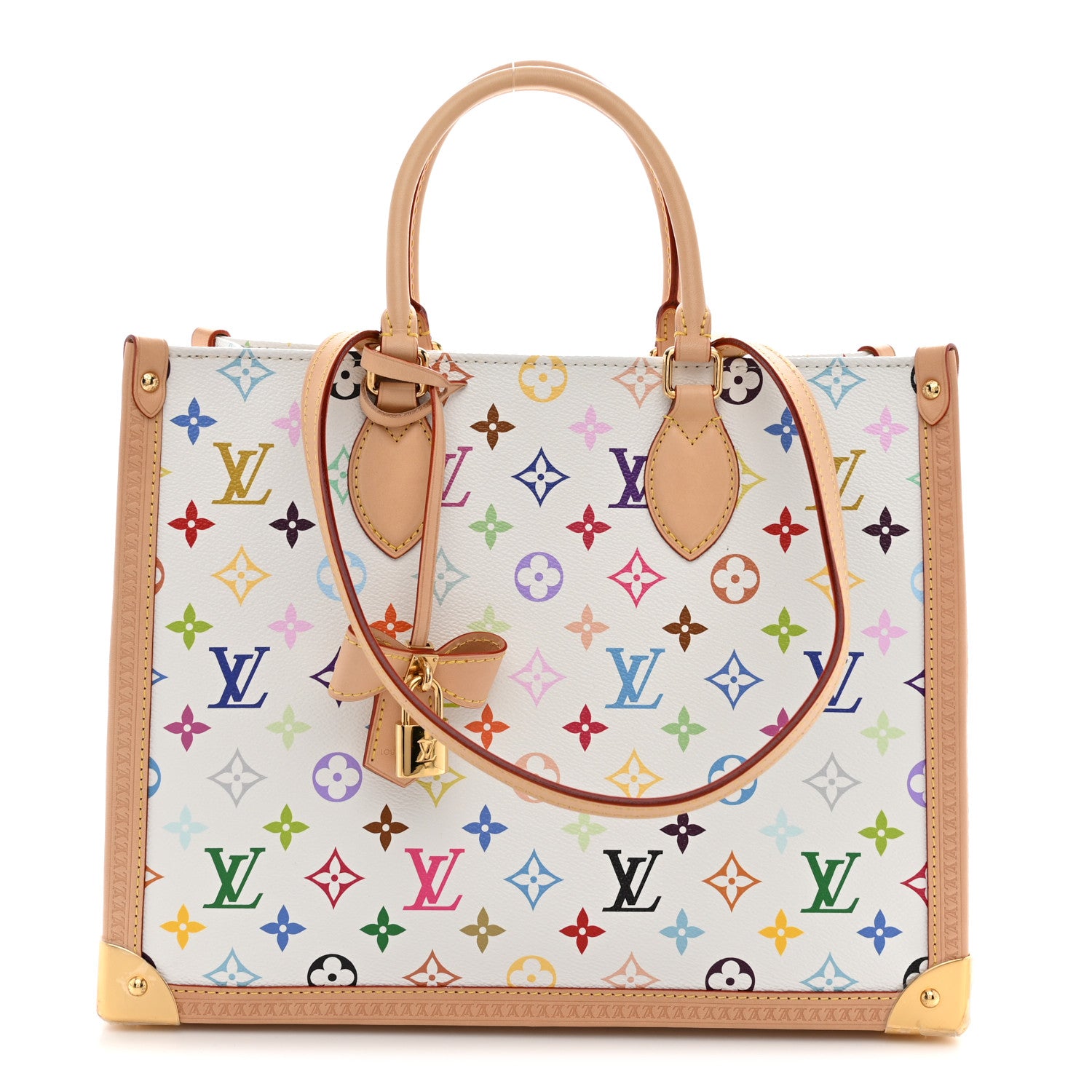 Louis Vuitton LV X TM Monogram Multicolor Onthego MM White 1926000