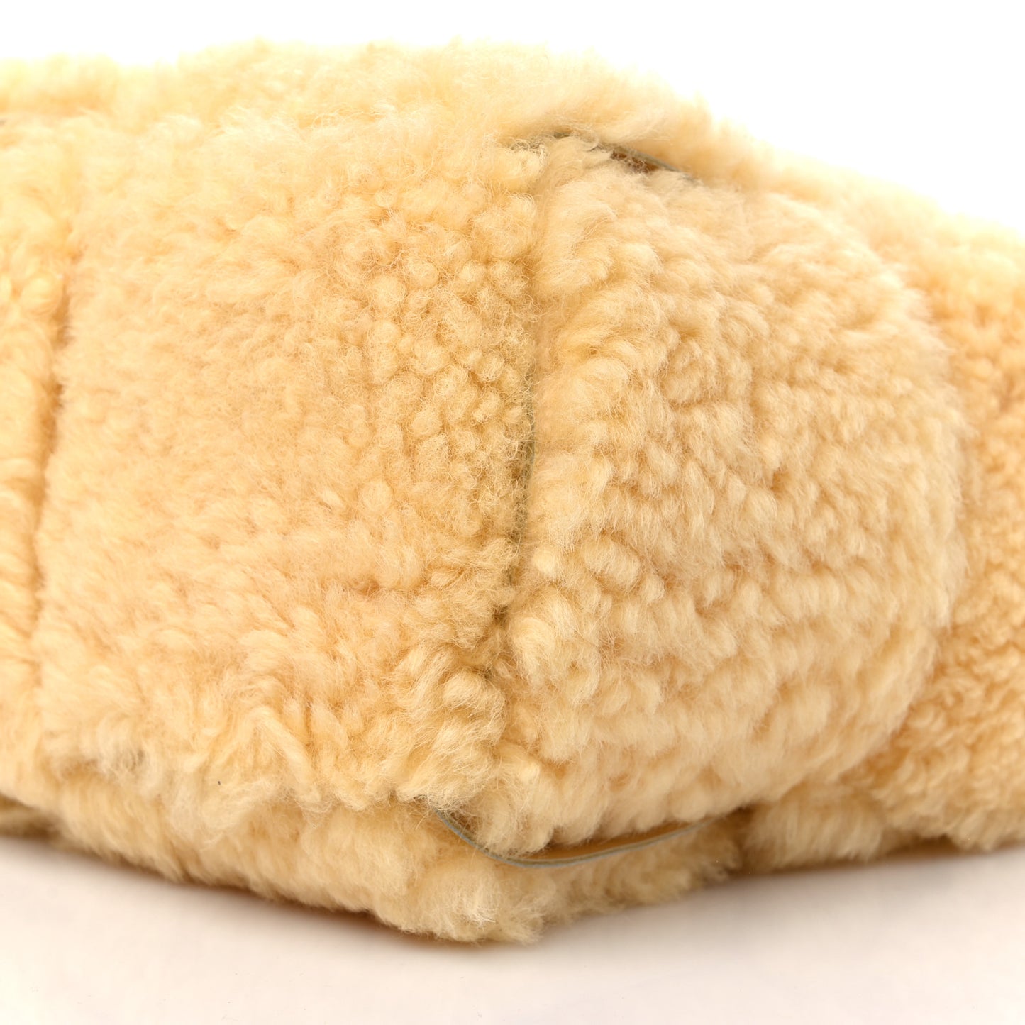 Shearling Small Intrecciato Arco Tote Teddy