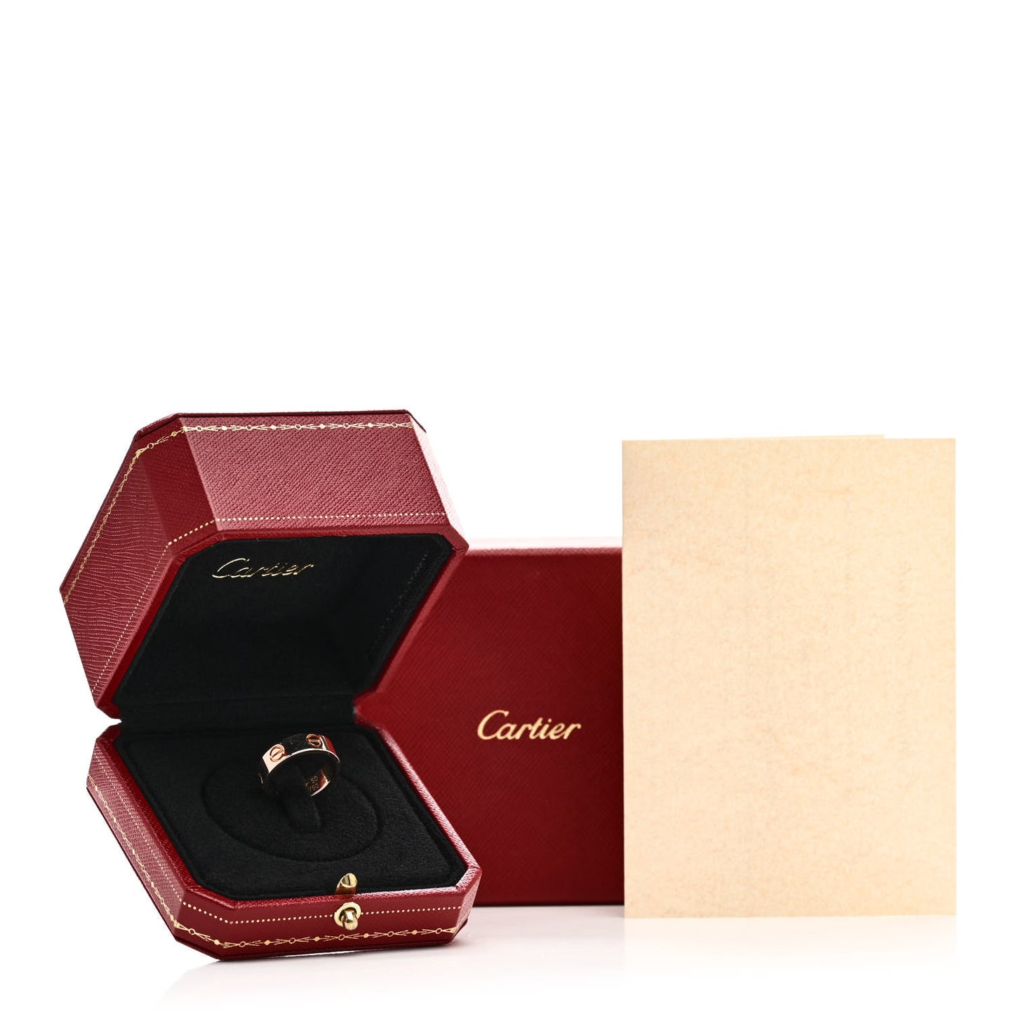 18K Pink Gold 5.5mm LOVE Ring 50 5.25