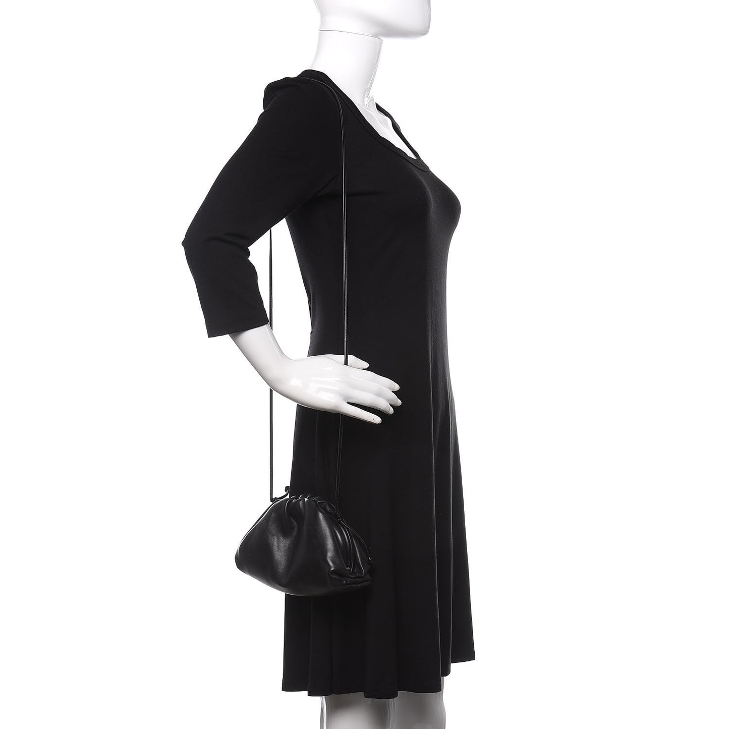 Butter Calfskin The Mini Pouch Black