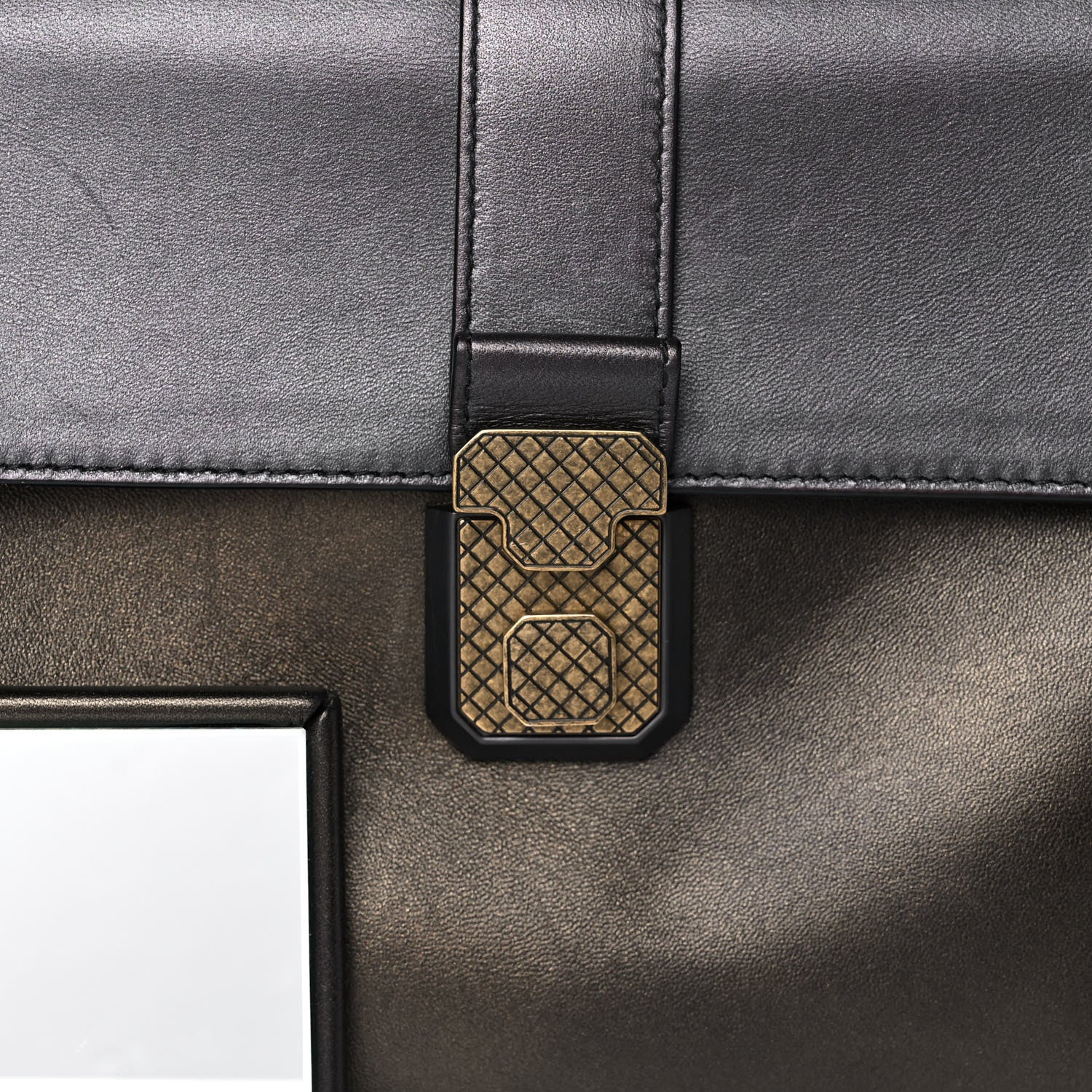 Bottega Veneta Nappa Medium Piazza Bag Dark Gold Antique Silver 7 of 20