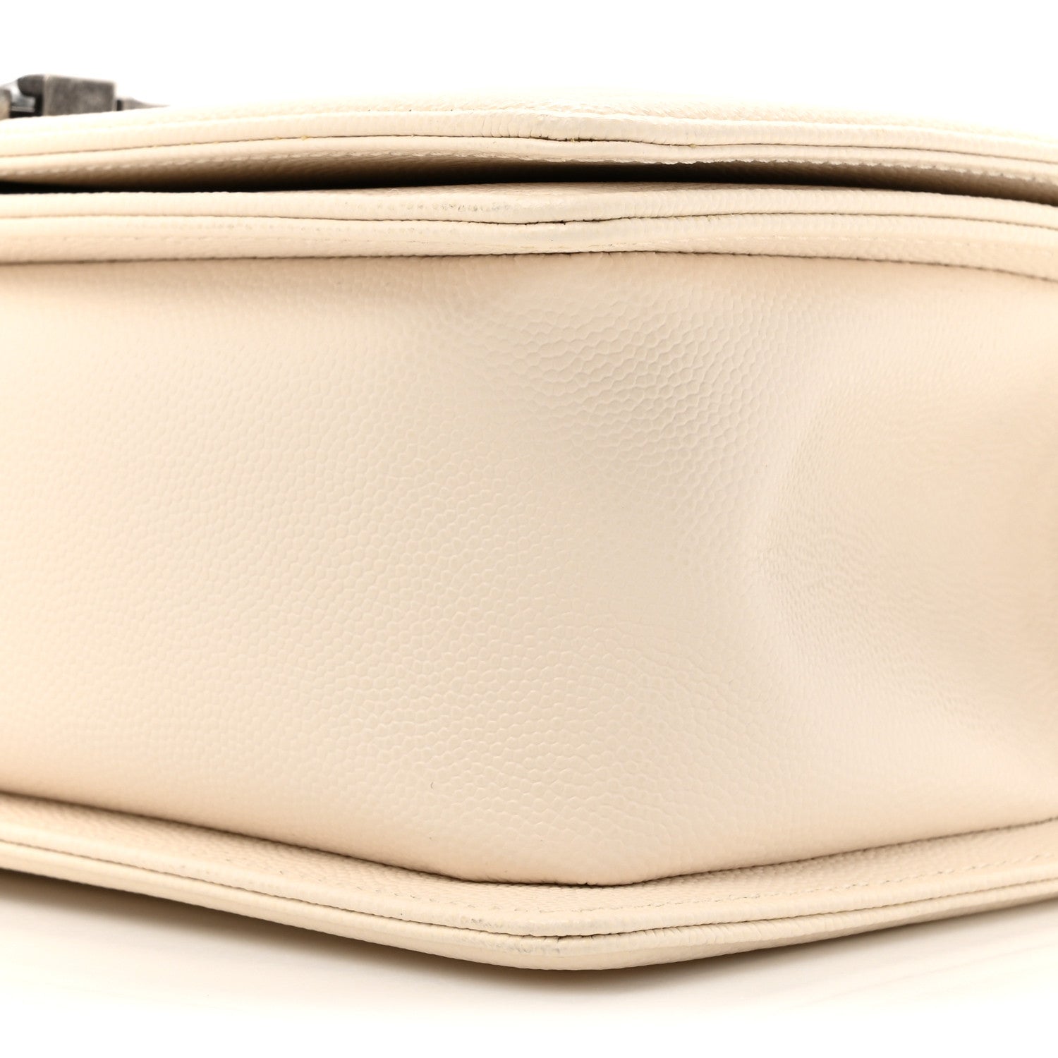 Chanel Caviar Quilted Medium Boy Flap Ivory 9 of 12
