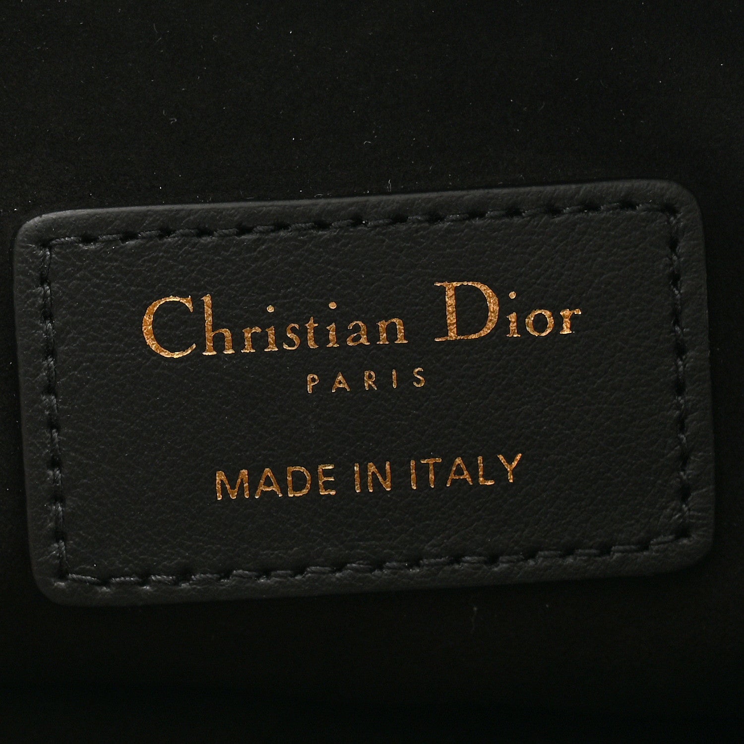 Christian Dior Calfskin Medium Diordouble Zip Pouch Black 6 of 8
