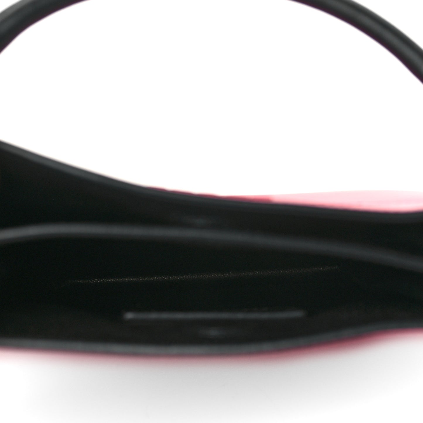 City Calfskin Small Margit Bag Magenta Black