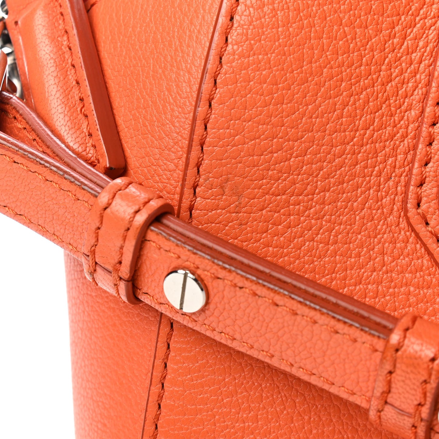Sugar Goatskin Mini Antigona Orange