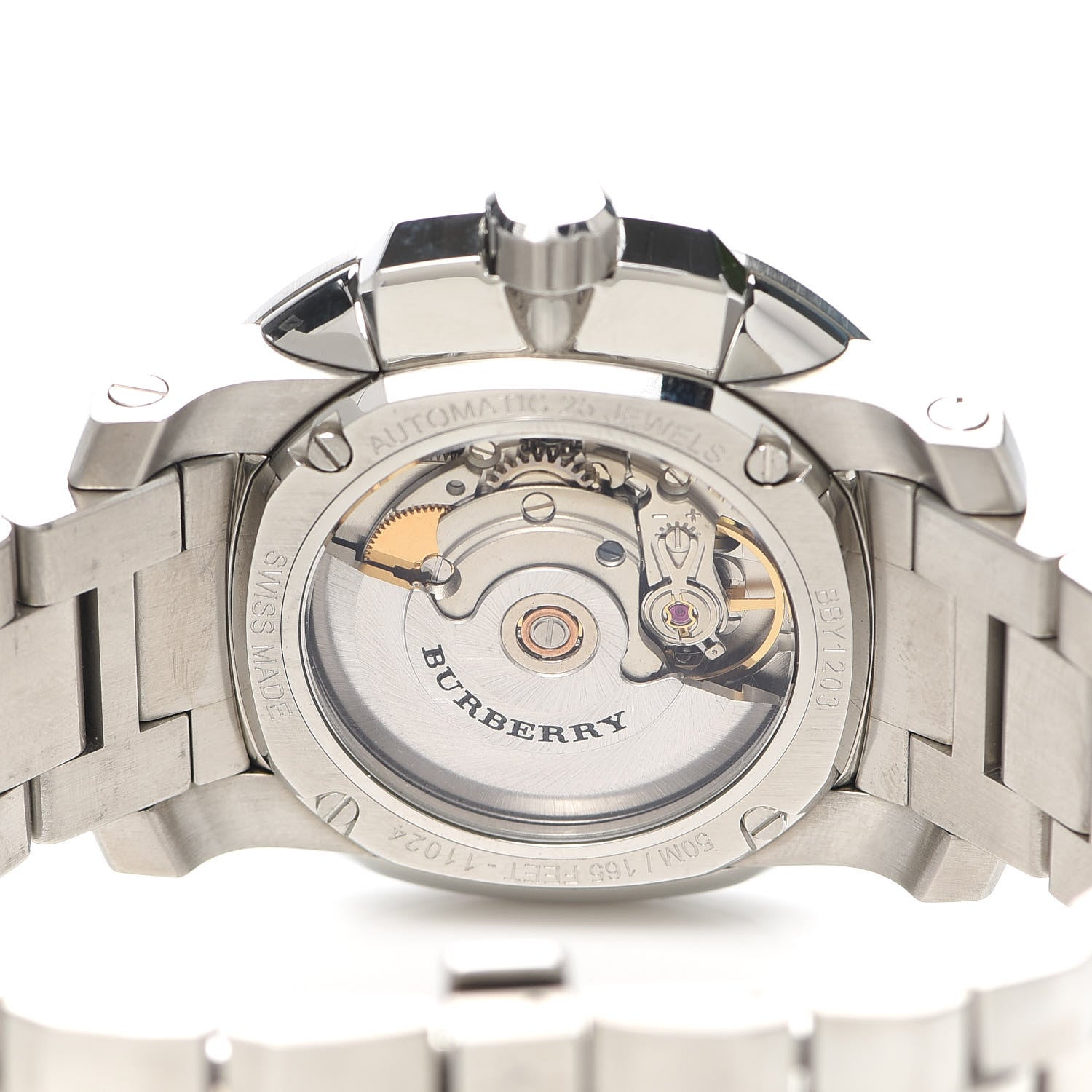 Burberry Stainless Steel 41mm The Britain Automatic Watch Black BBY1203 4 of 5