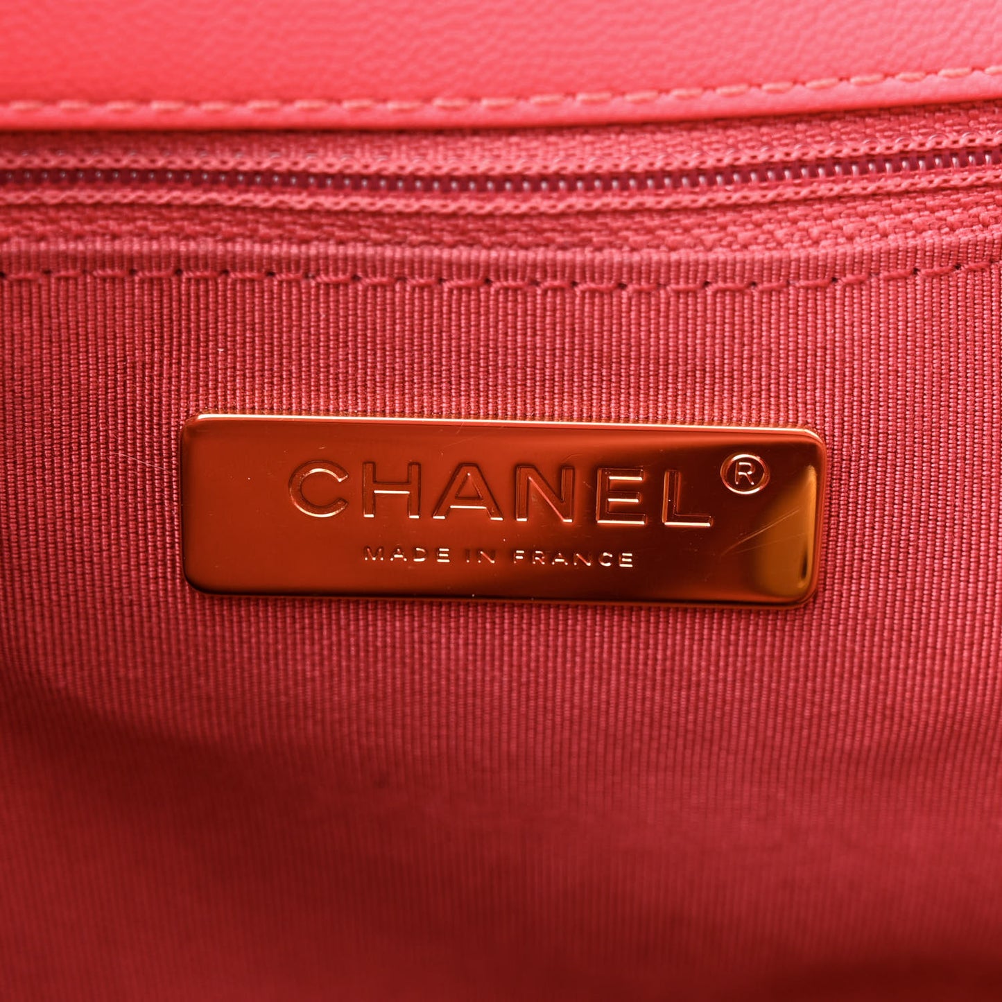 Goatskin Quilted Large Chanel 19 Flap Pink