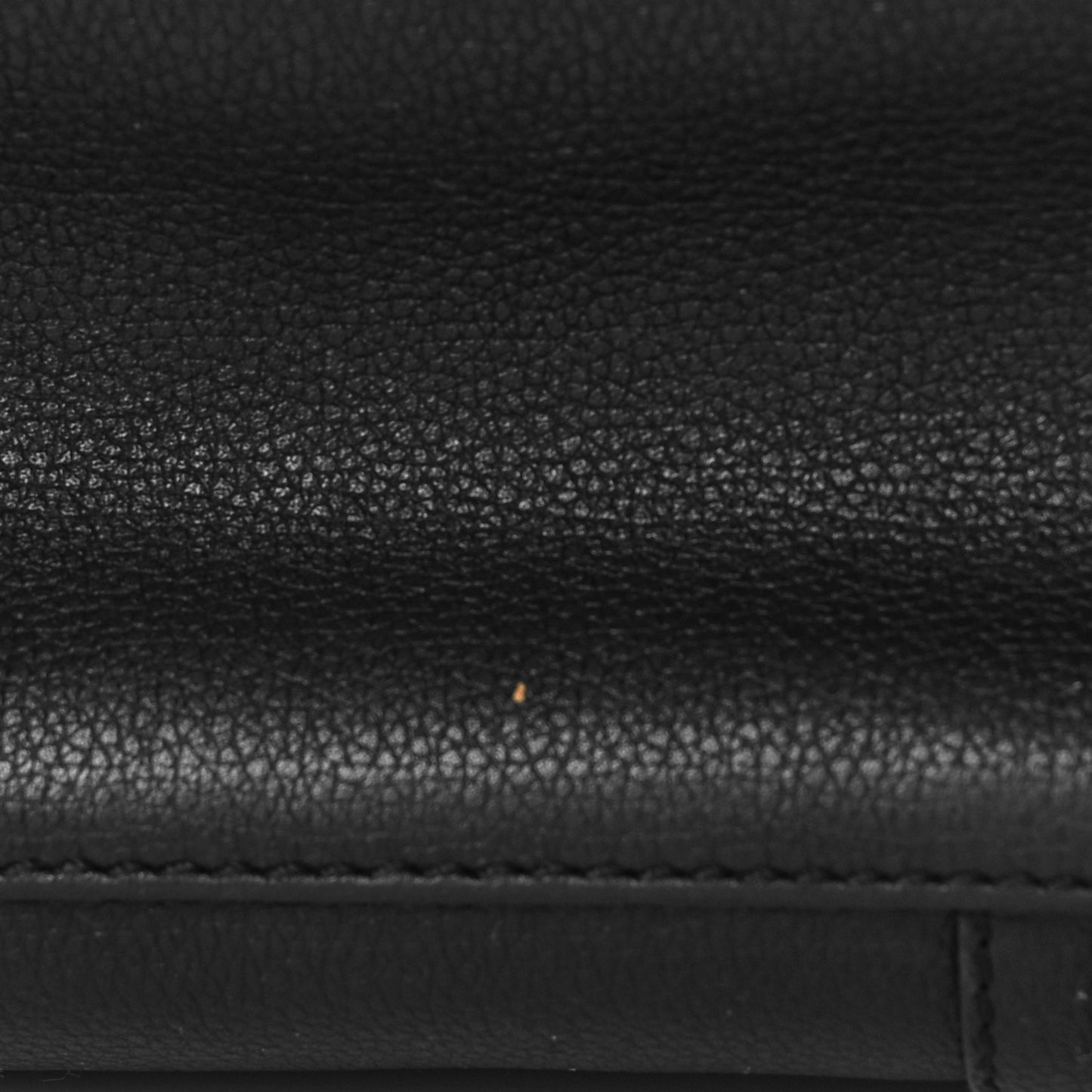 Grained Calfskin Studded Boston Bag Black