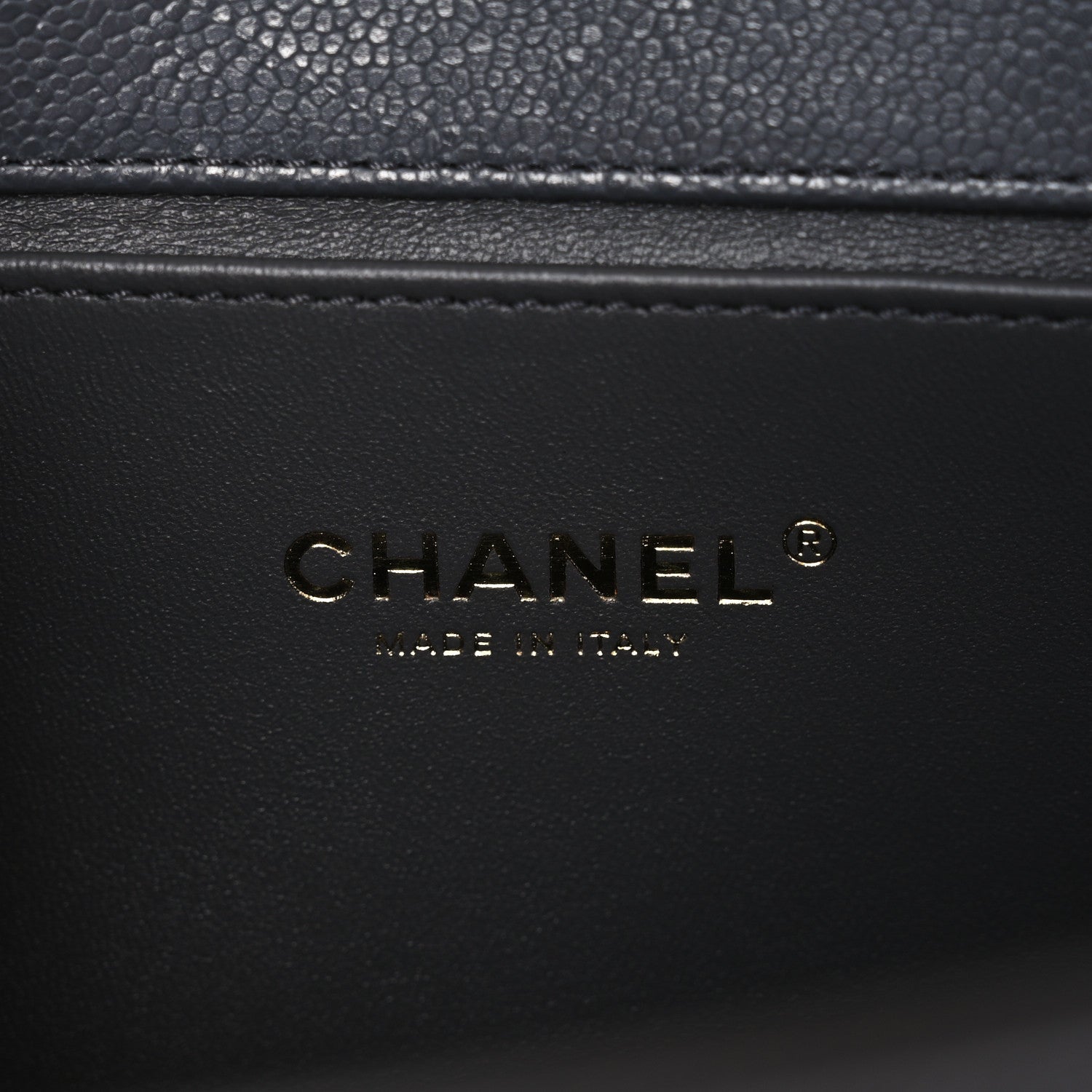 Chanel Caviar Quilted Medium Boy Flap Dark Grey 6 of 10