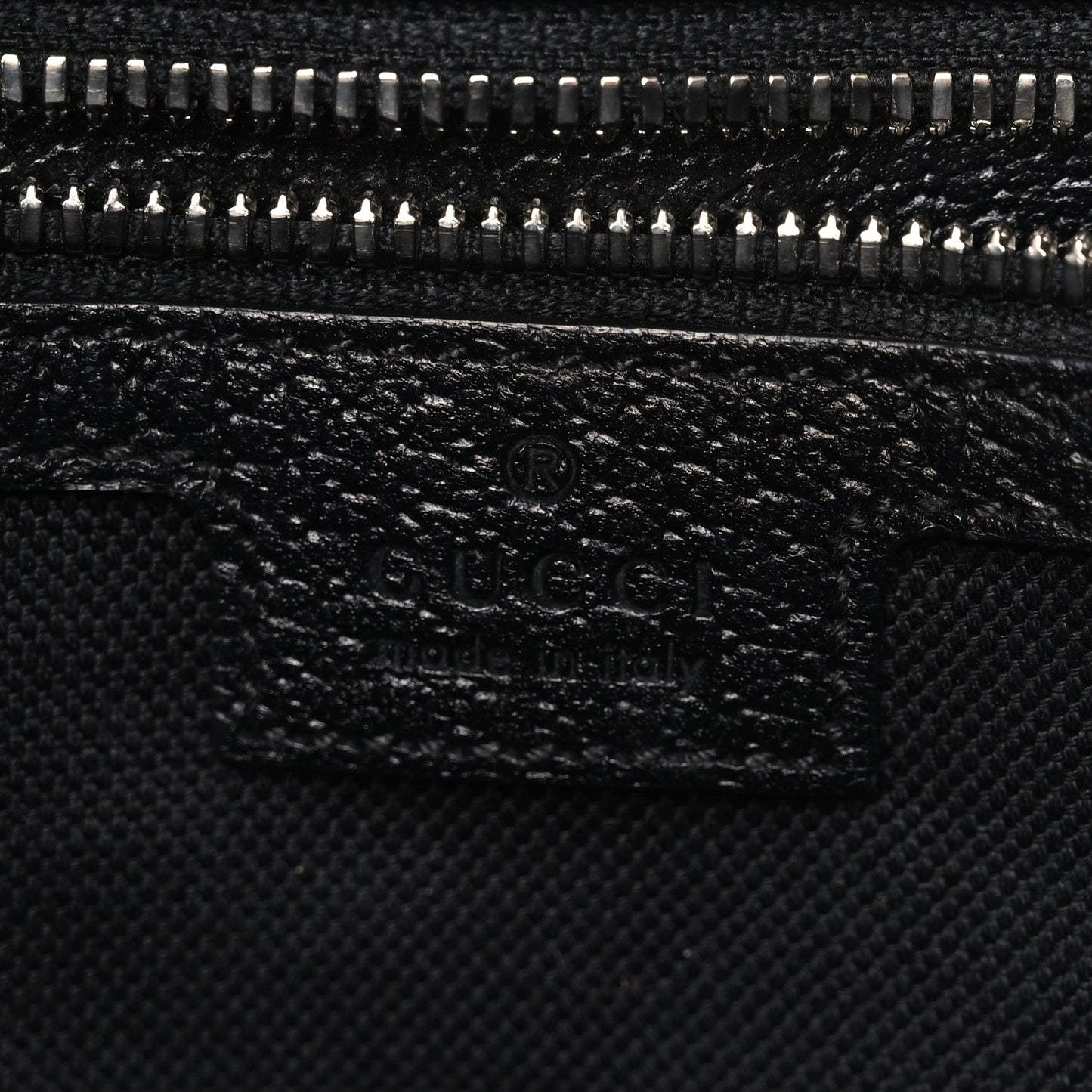 Monogram Jumbo GG Textured Dollar Calfskin Tote Bag Black