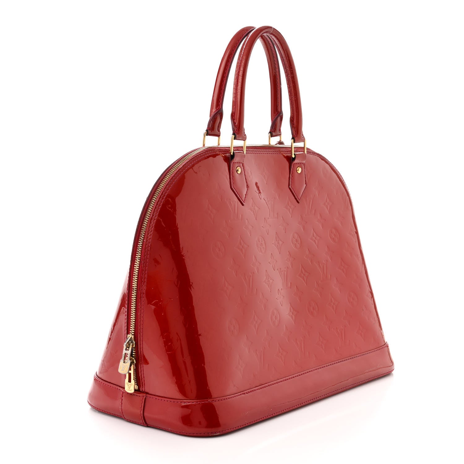 Louis Vuitton Vernis Alma GM Rose Indien 3 of 18