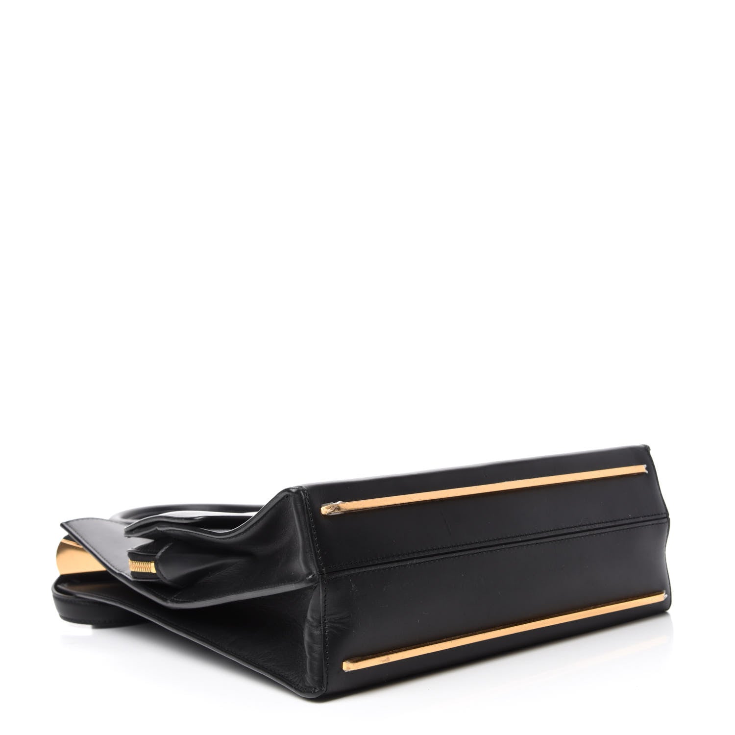 Balenciaga Calfskin Maillon Shoulder Bag Black 4 of 11