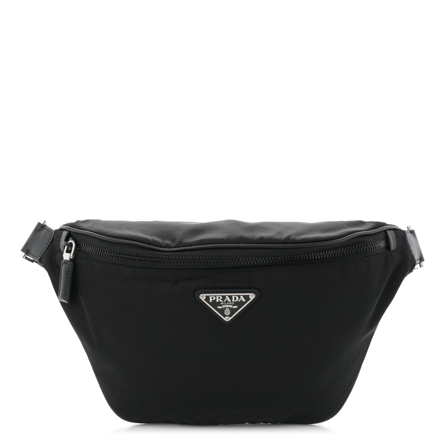 Re-Nylon Saffiano Belt Bag Black