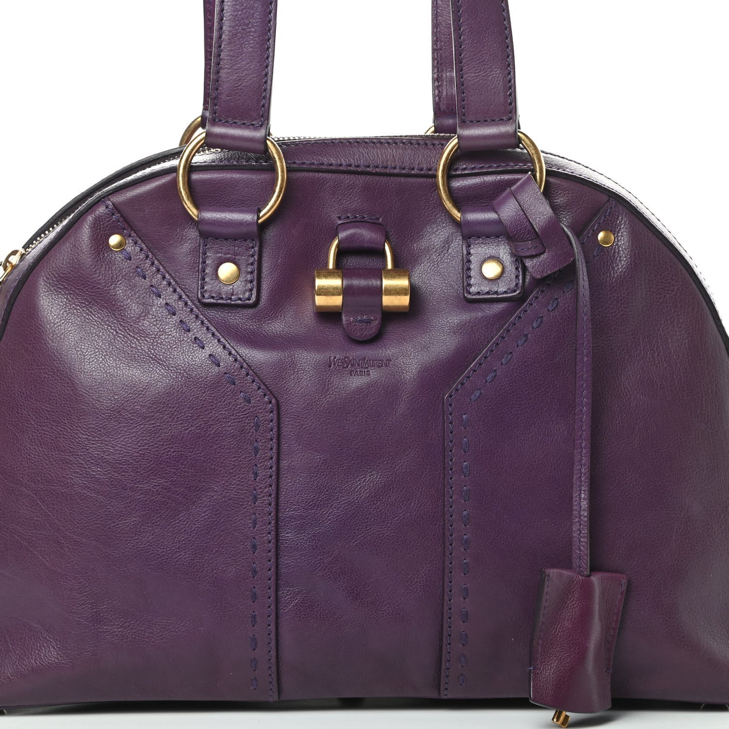Calfskin Medium Muse Purple