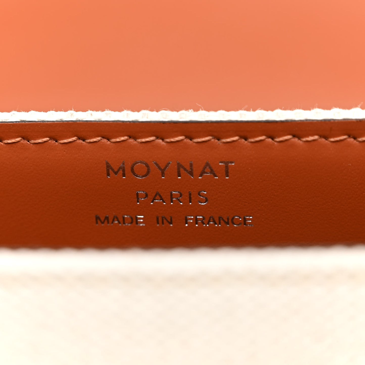 Cotton Canvas Linen Calfskin Gabrielle Clutch
