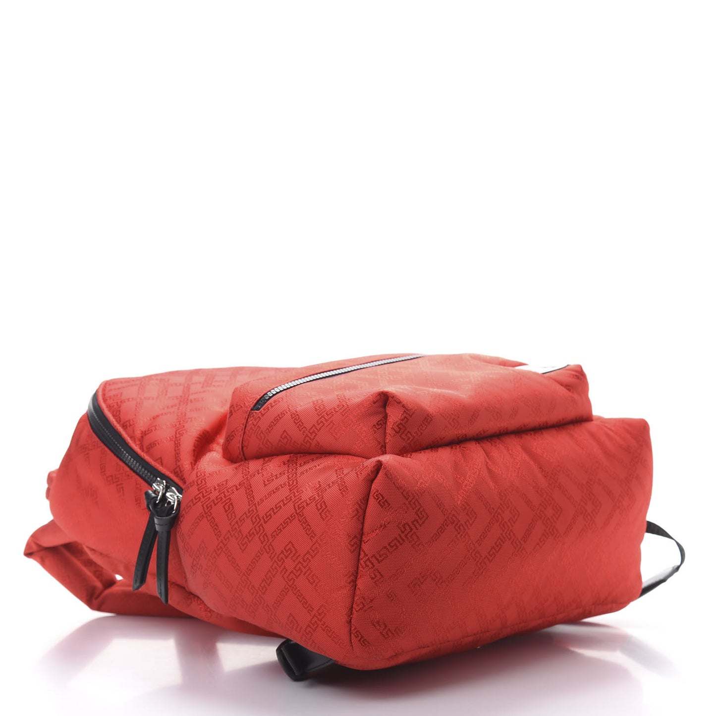 Nylon Greca Backpack Red
