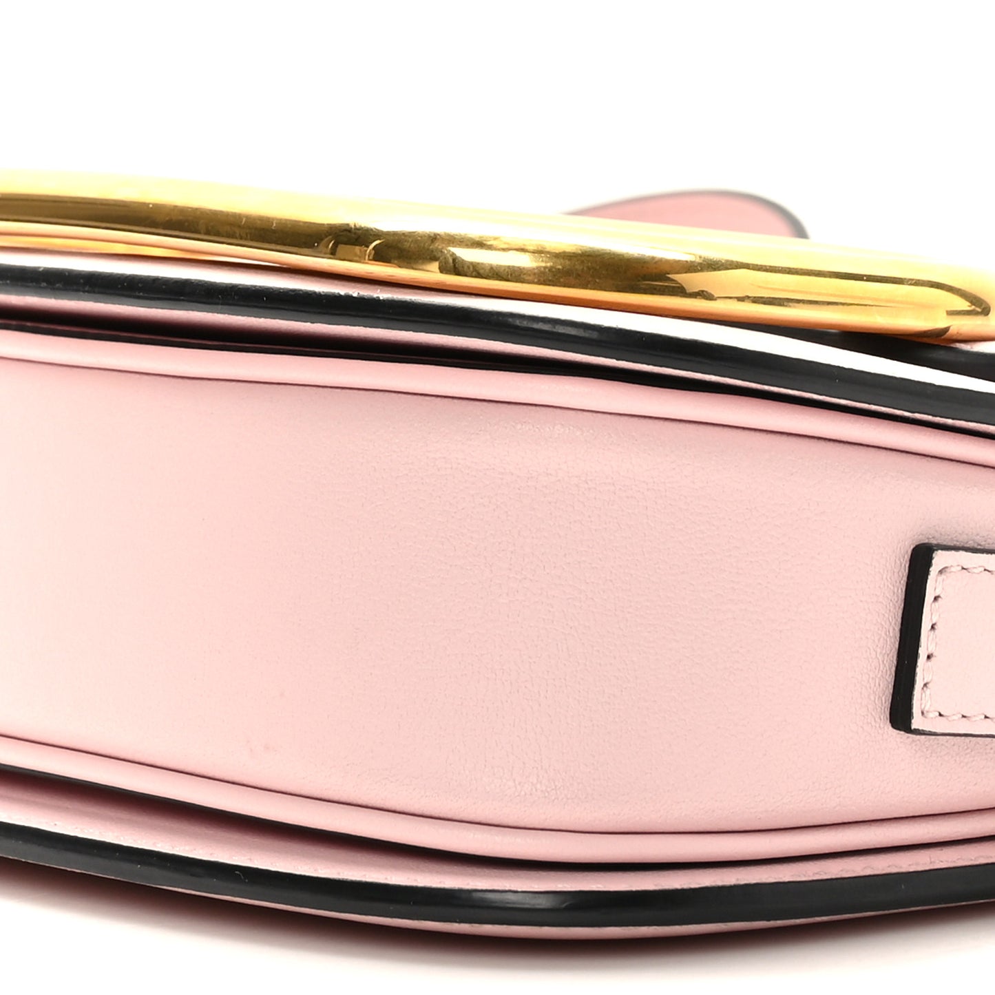 Calfskin Small Supervee Crossbody Bag Rose Quartz