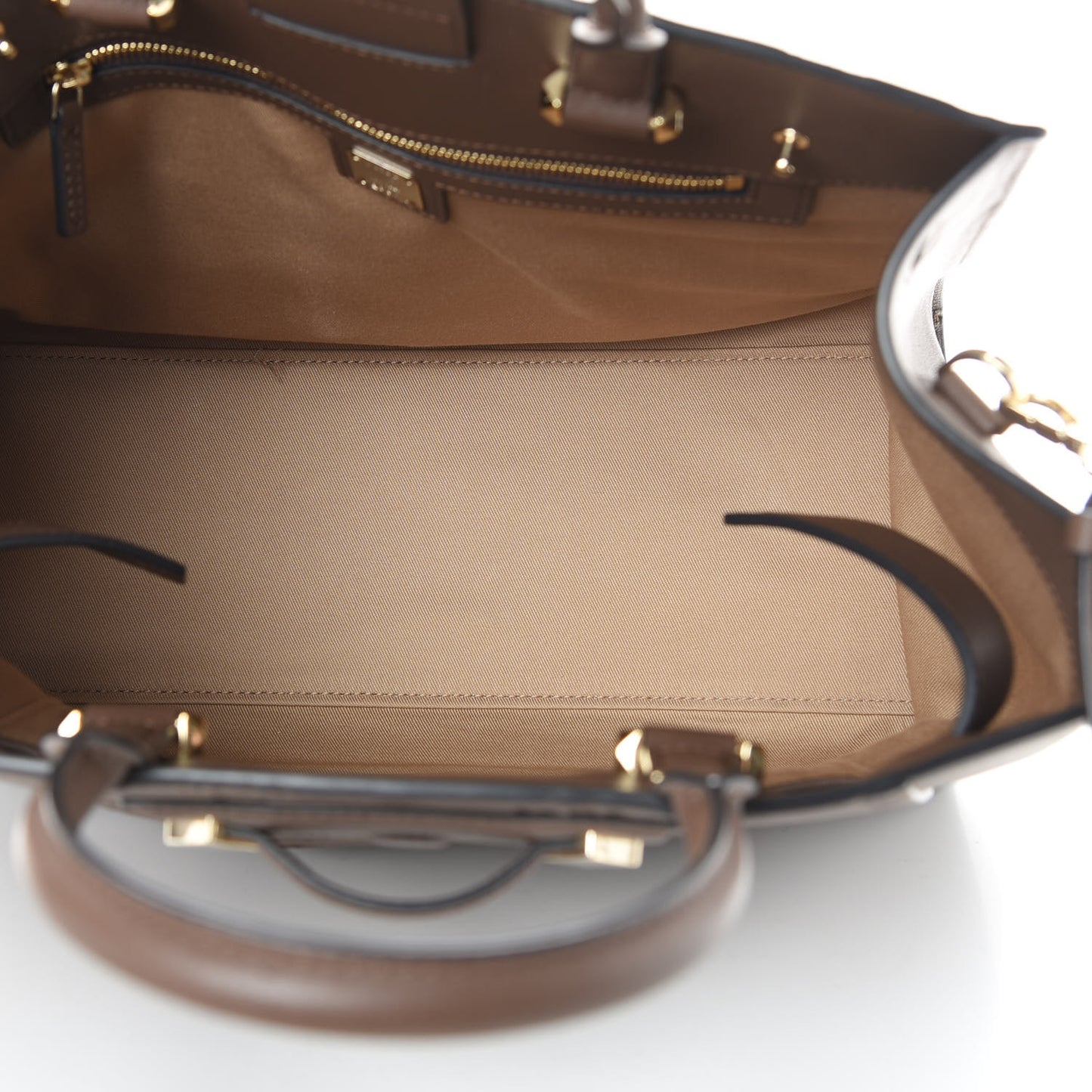 Calfskin Ottomar Monogram Medium Essential Tote Chestnut