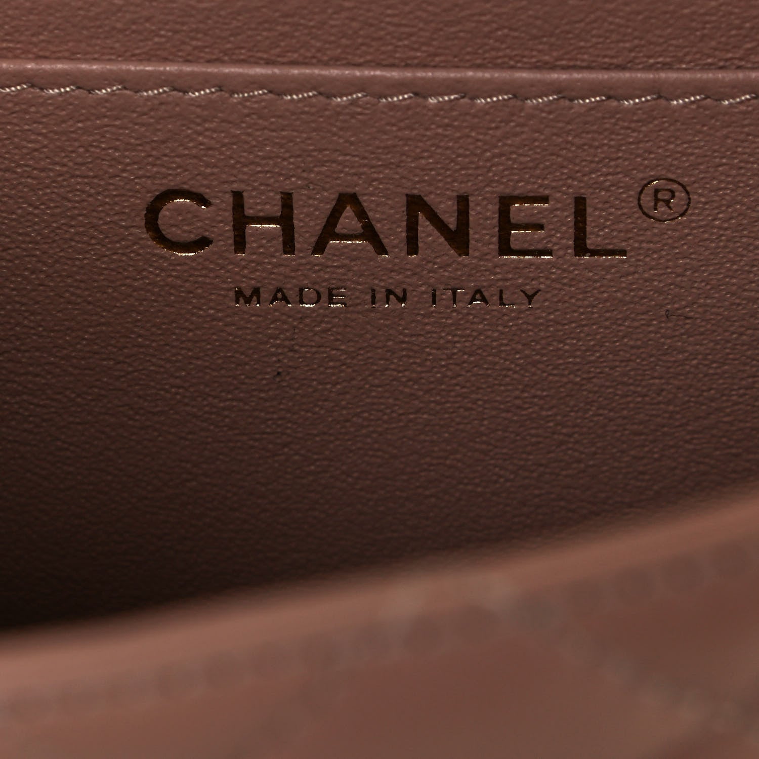 Chanel Lambskin Quilted Mini Square Flap Beige 6 of 13