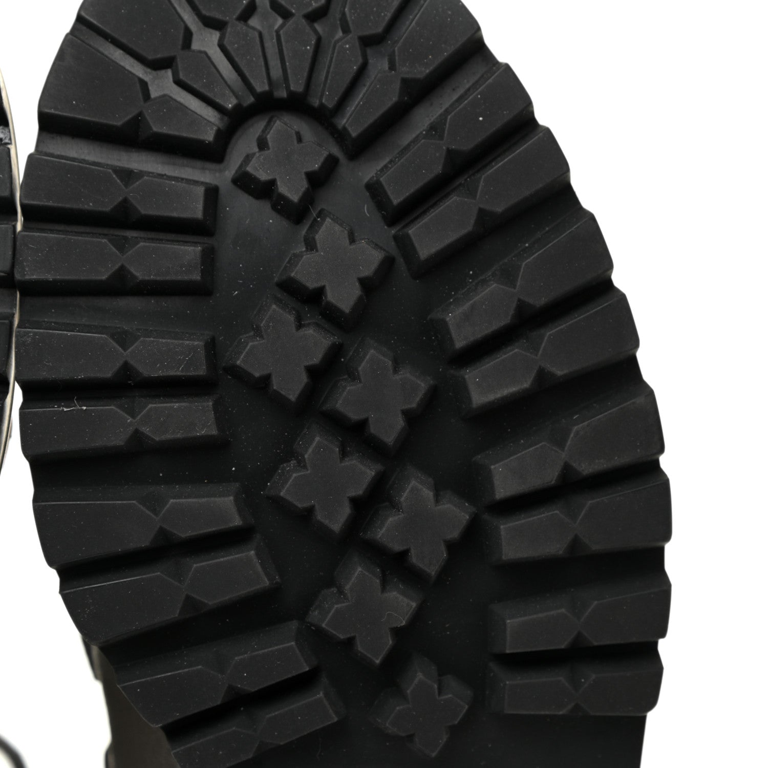 Jimmy Choo Grainy Calfskin Shearling Hillary Flat Boots 38.5 Dark Grey 8 of 9