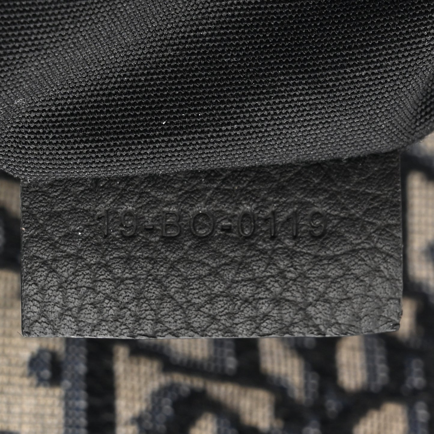 Oblique Mens Saddle Bag Blue