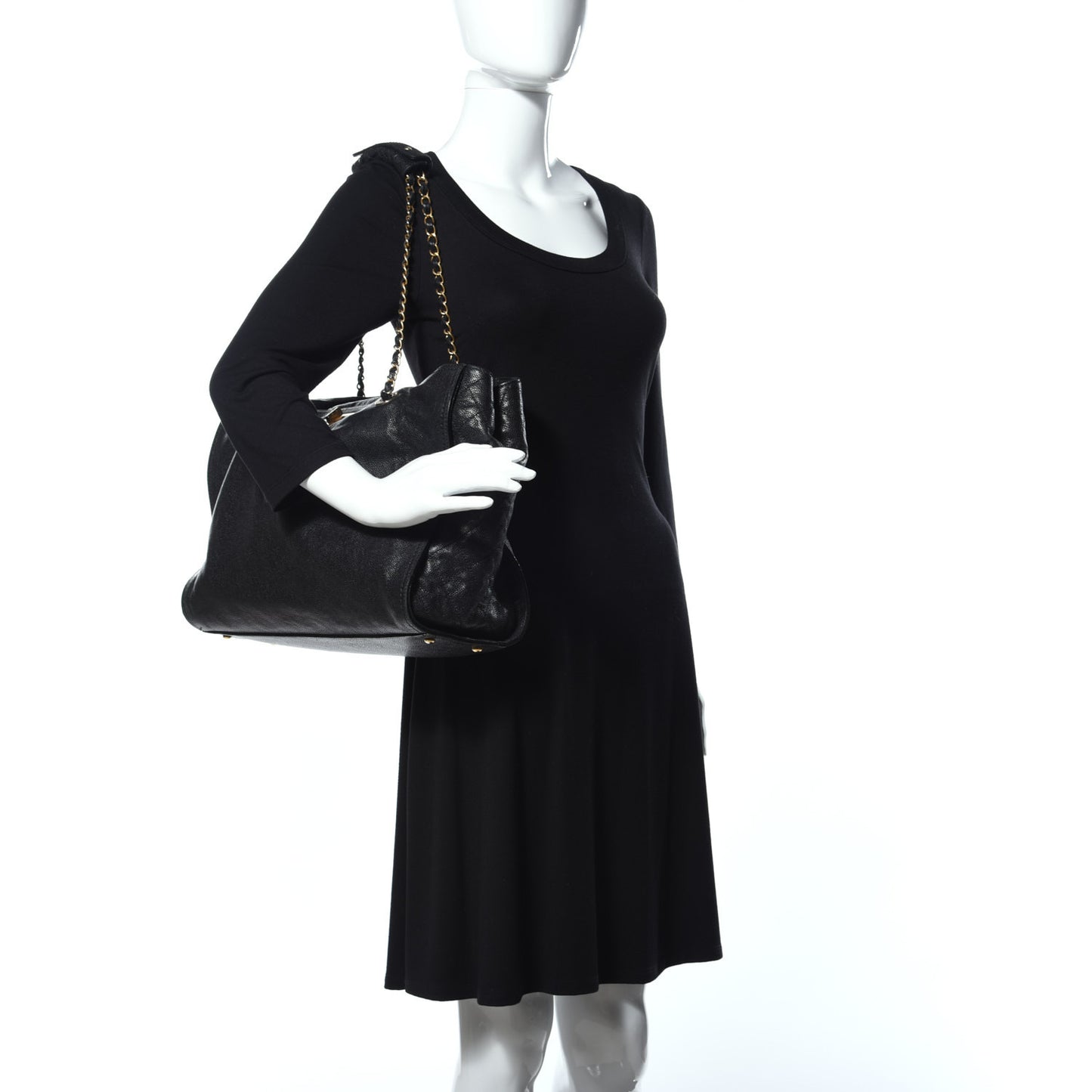 Caviar Large Edy Reissue Tote Black