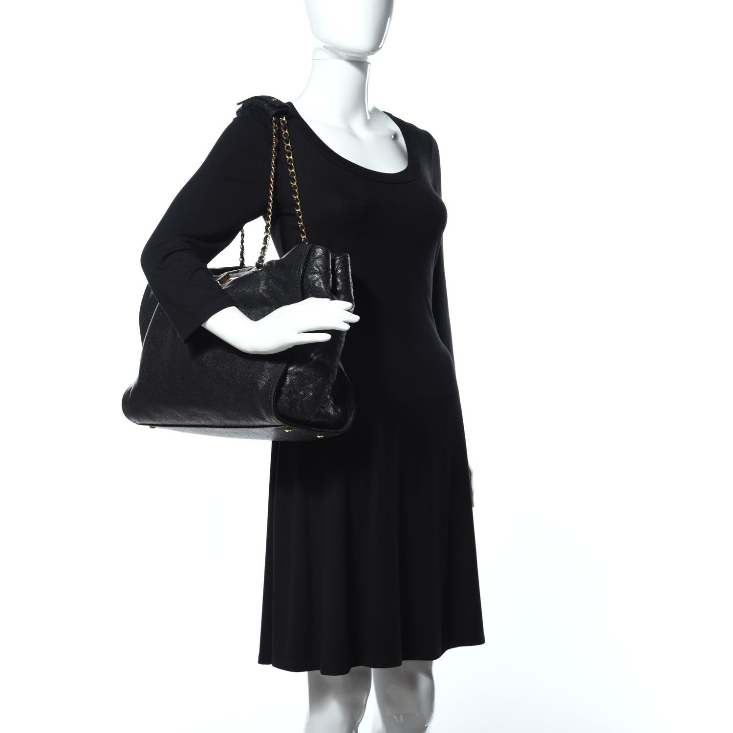 Chanel Caviar Large Edy Reissue Tote Black 2 of 10