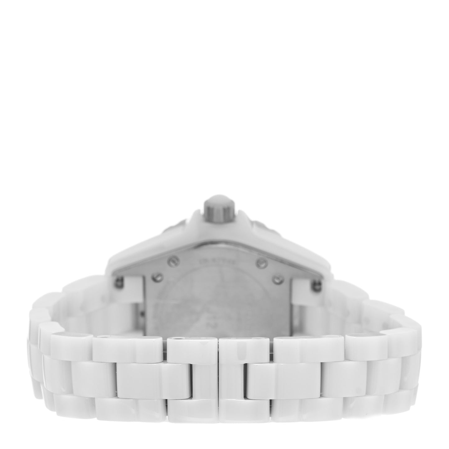 Stainless Steel Ceramic 33mm J12 Quartz Watch White