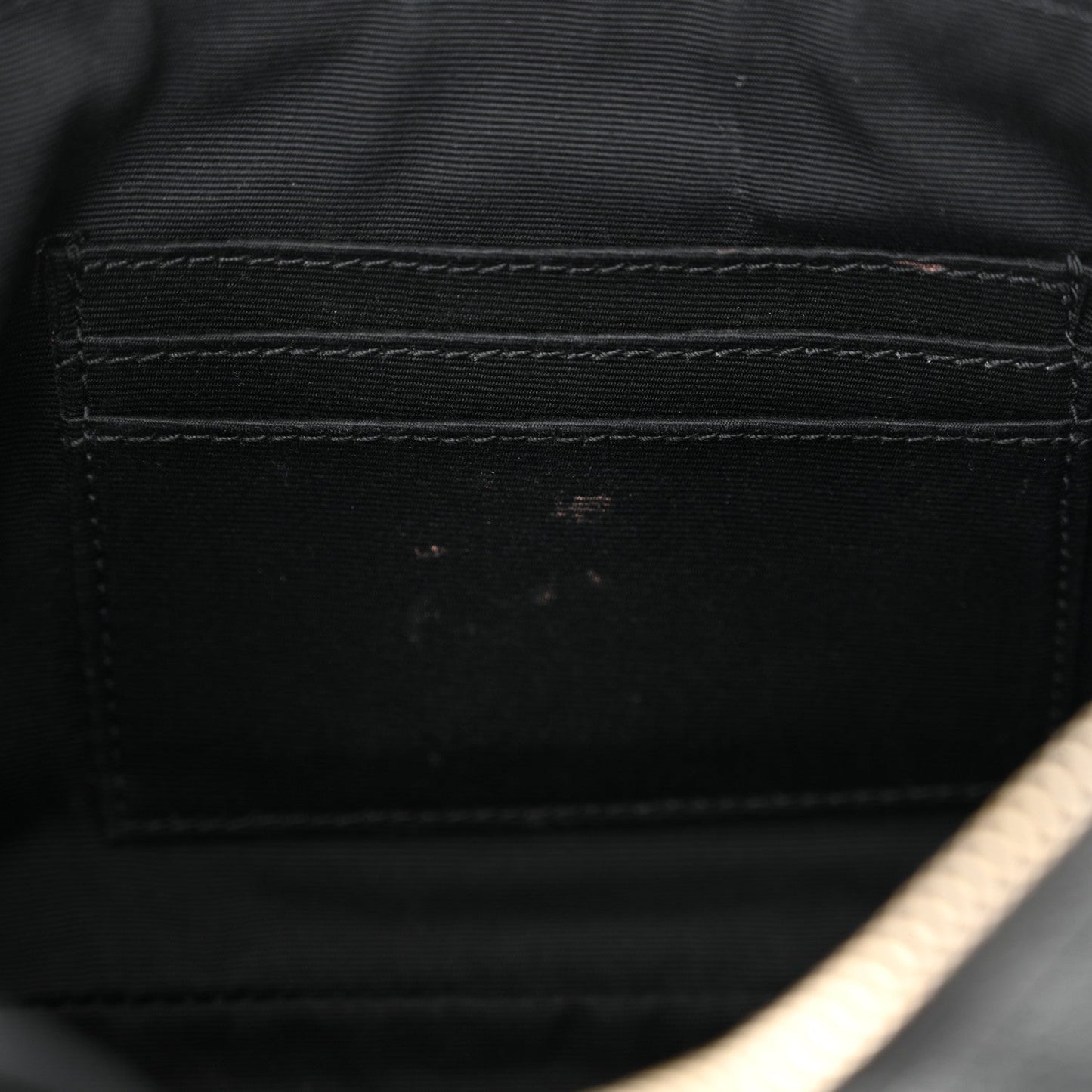 Grain De Poudre Monogram Belt Bag Black