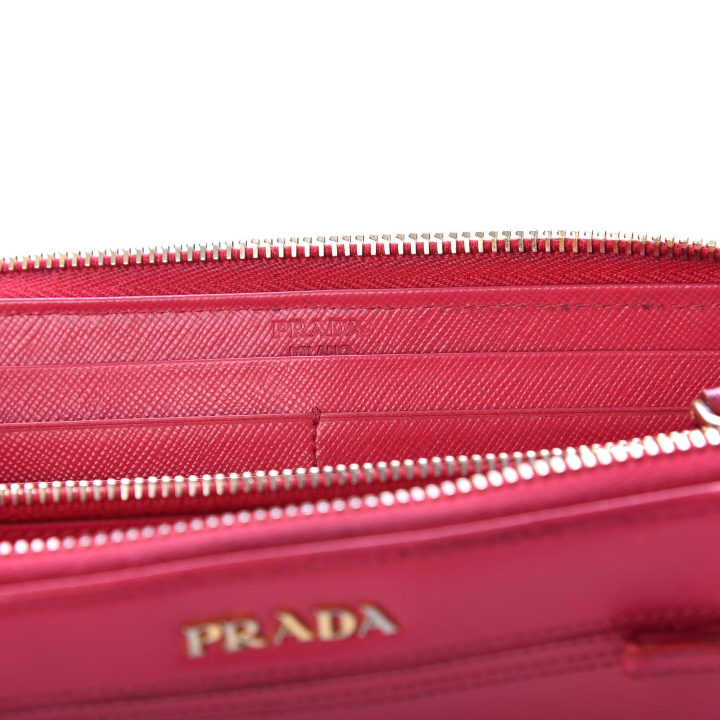 Saffiano Zip Around Bow Wallet Ibisco