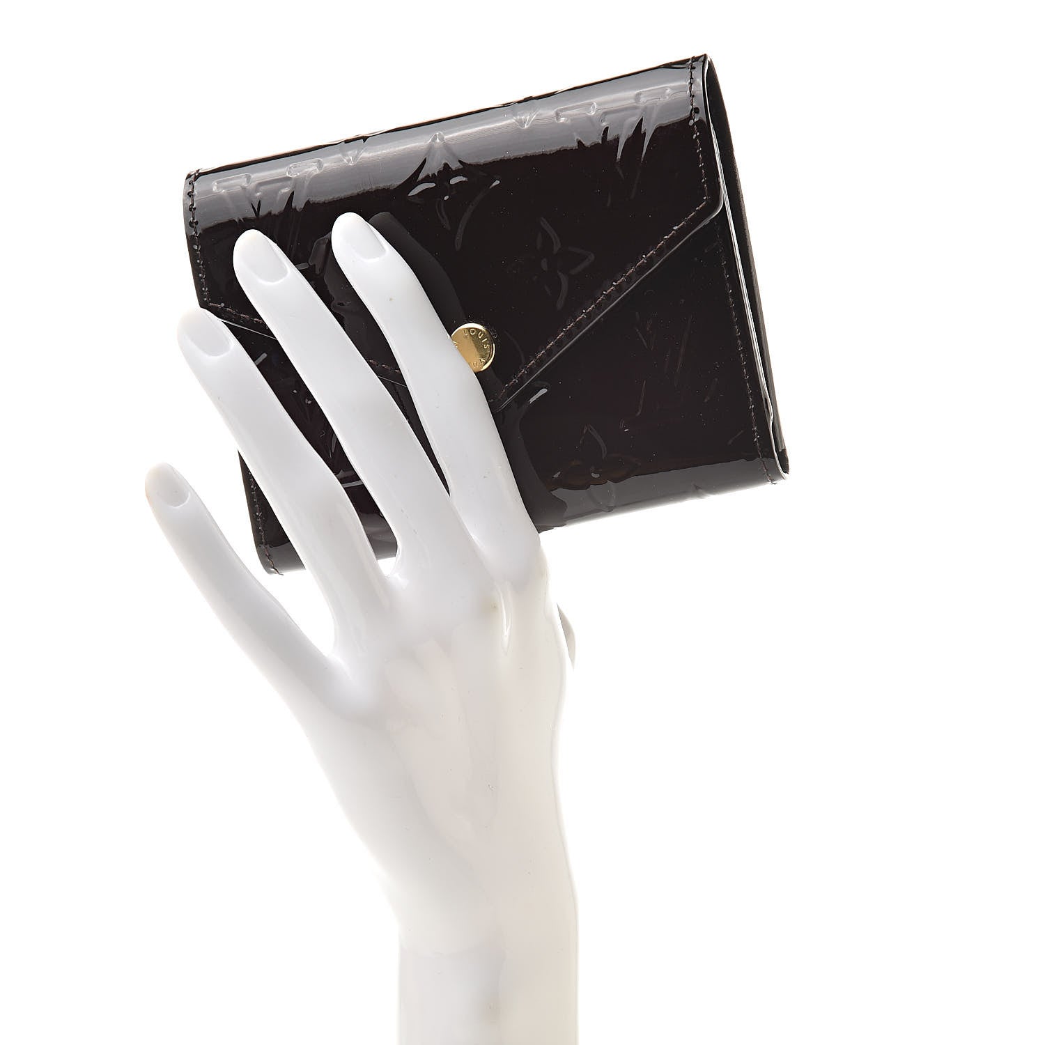 Louis Vuitton Vernis Victorine Wallet Amarante 2 of 10