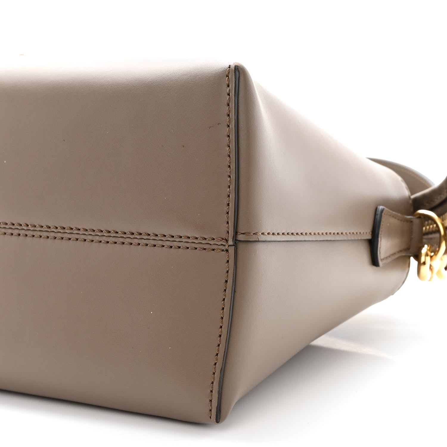 Fendi Vitello King Elaphe Python Print Logo Medium By The Way Boston Bag Tartufo Daisy Roccia 12 of 12