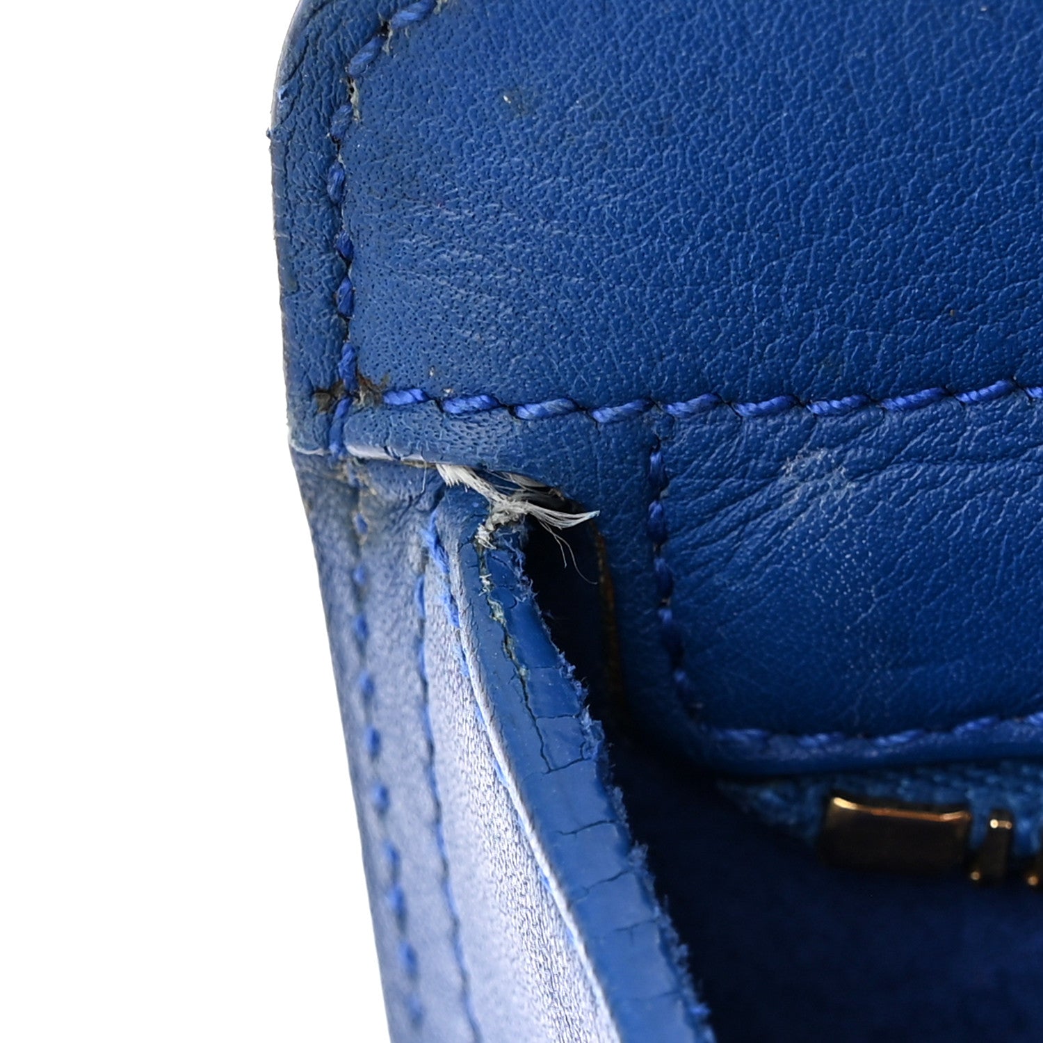 Saint Laurent Calfskin Small Classic Y Cabas Royal Blue 12 of 18