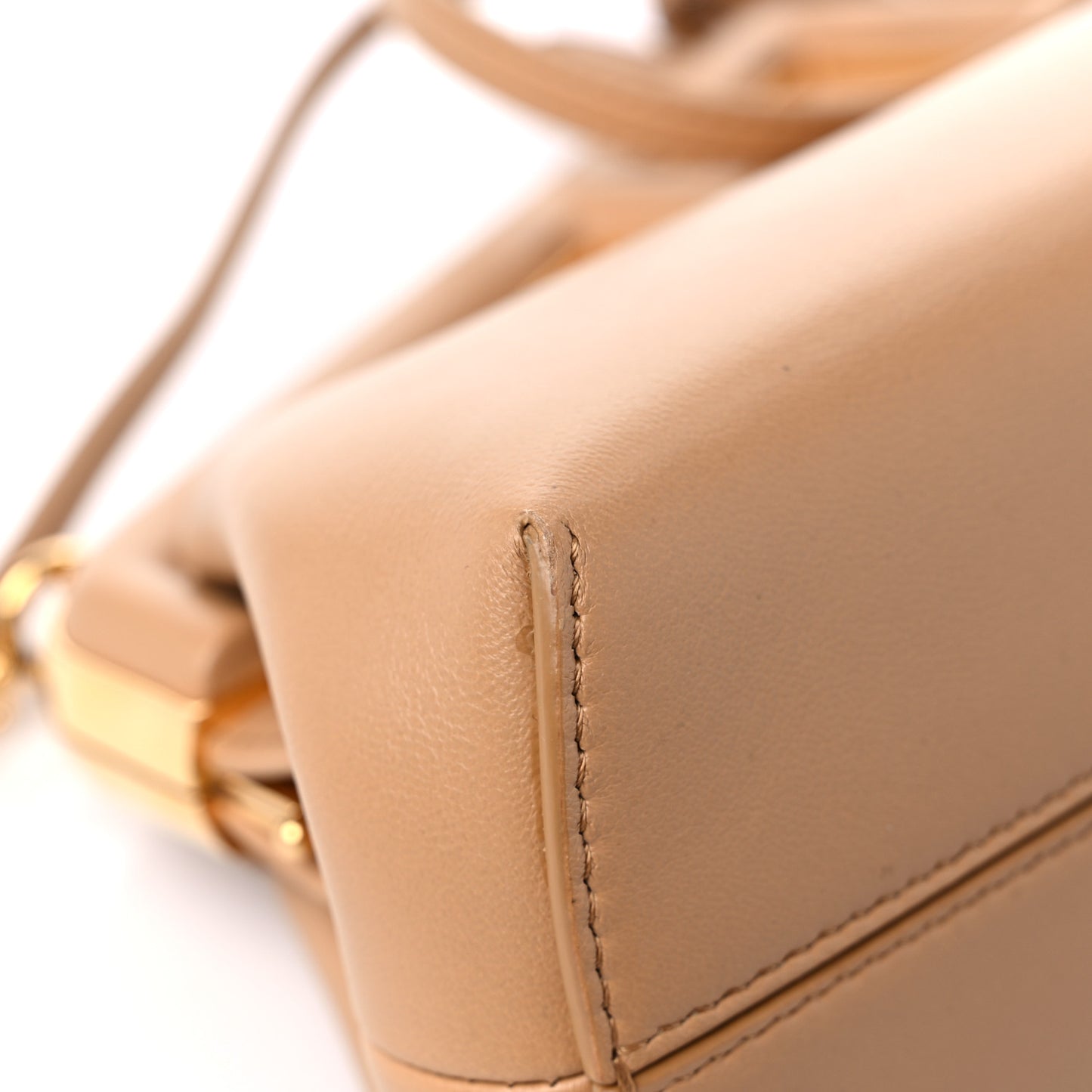 Shiny Nappa Small Fendi First Sand