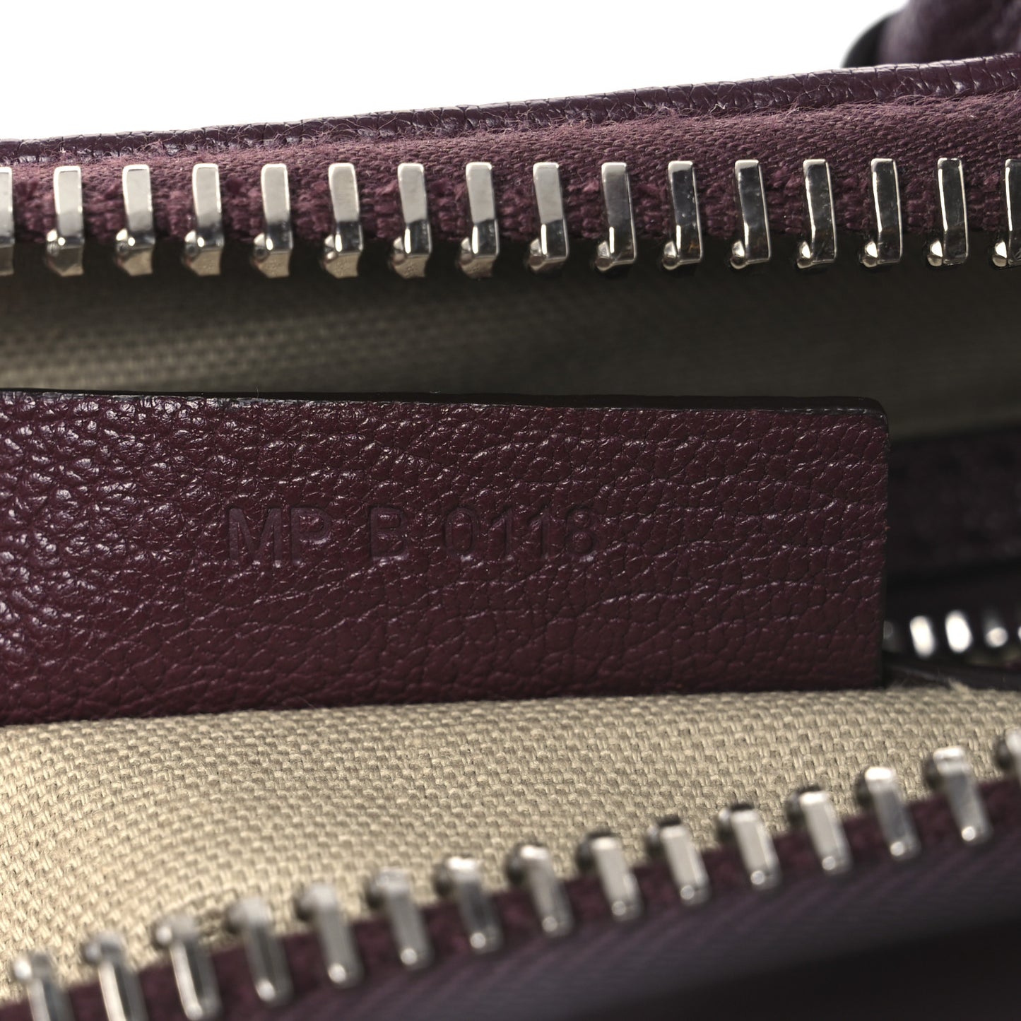 Sugar Goatskin Mini Antigona Oxblood