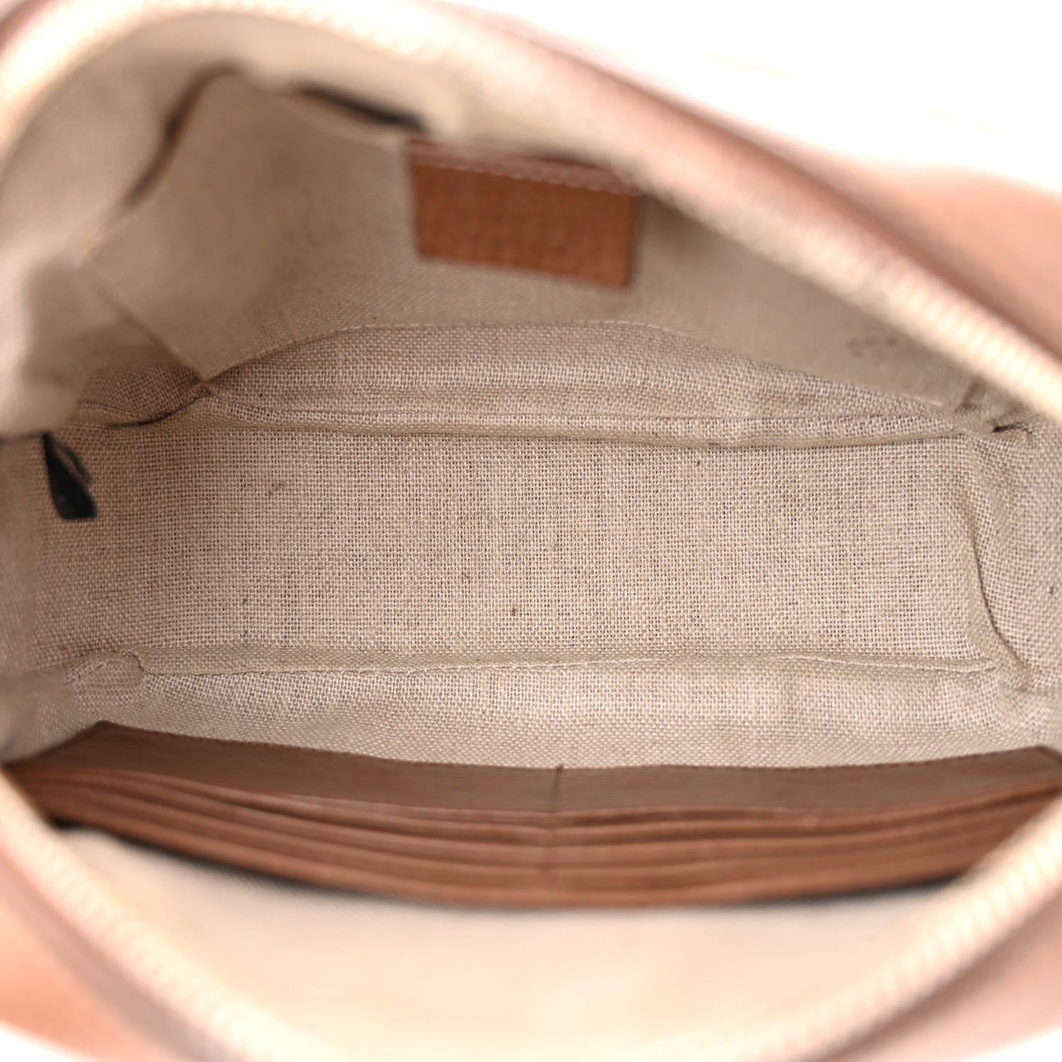 Gucci Monogram Mini Bree Messenger Bag Beige Tabacco 5 of 11