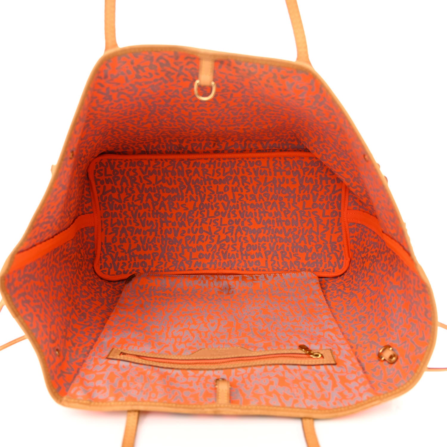 Louis Vuitton Monogram Graffiti Neverfull GM Orange 5 of 10