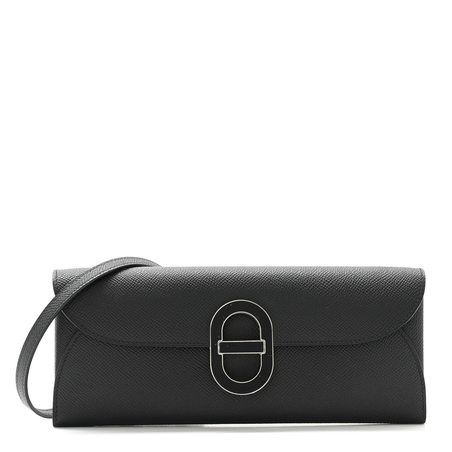 Epsom Enamel Maillon Wallet To Go Black