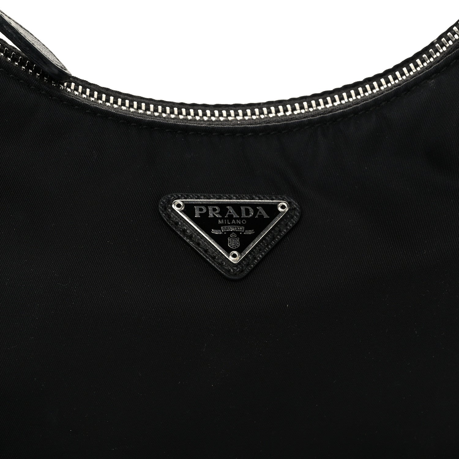 Prada Nylon Re-Edition 2005 Shoulder Bag Black 9 of 12