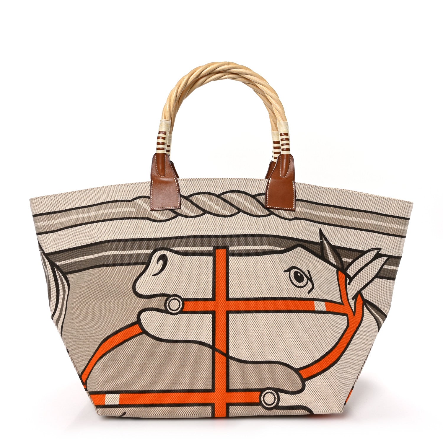 Hermes Toile Sac Steeple Tote 1 of 13
