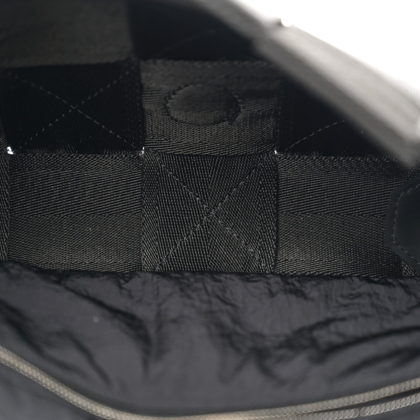 Webbing Maxi Intrecciato Cassette Bag Black