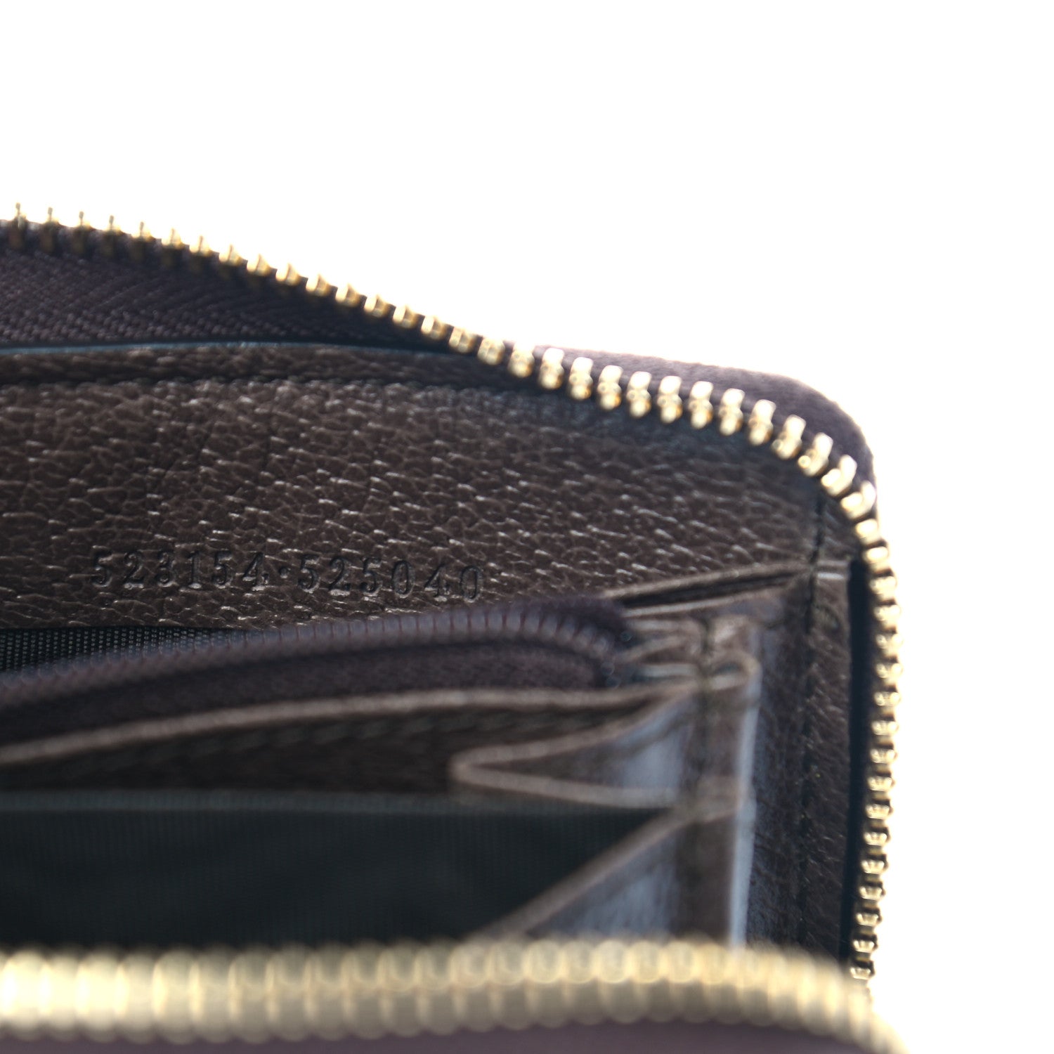 Gucci GG Supreme Monogram Web Ophidia Zip Around Wallet Brown 7 of 7