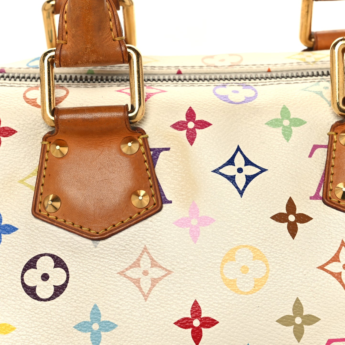 Monogram Multicolor Speedy 30 White