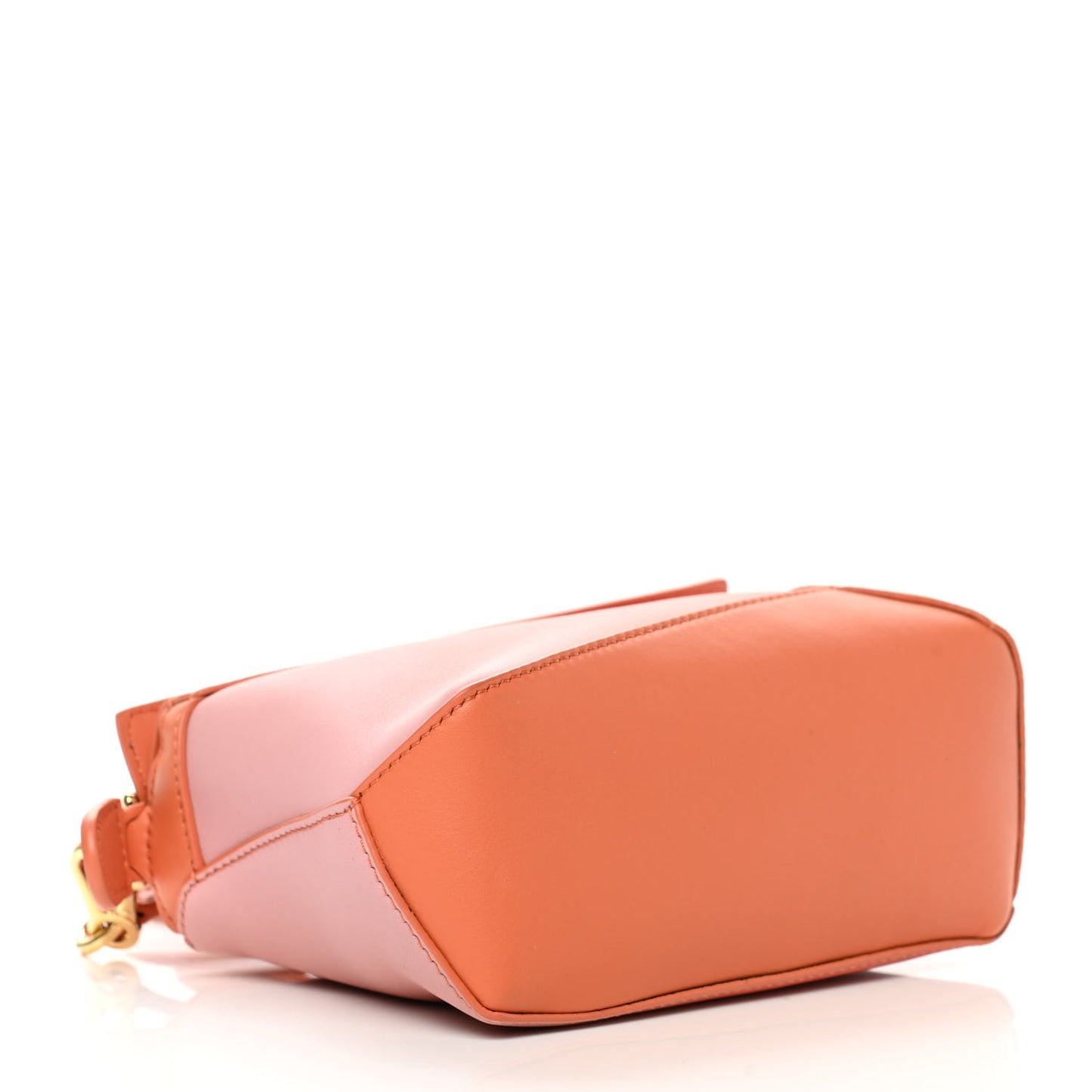 Calfskin Paula's Ibiza Degrade Mini Puzzle Bag Orange