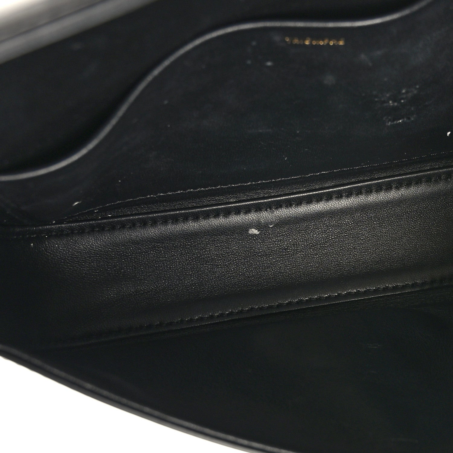 Celine Shiny Calfskin Triomphe Shoulder Bag Black 5 of 9