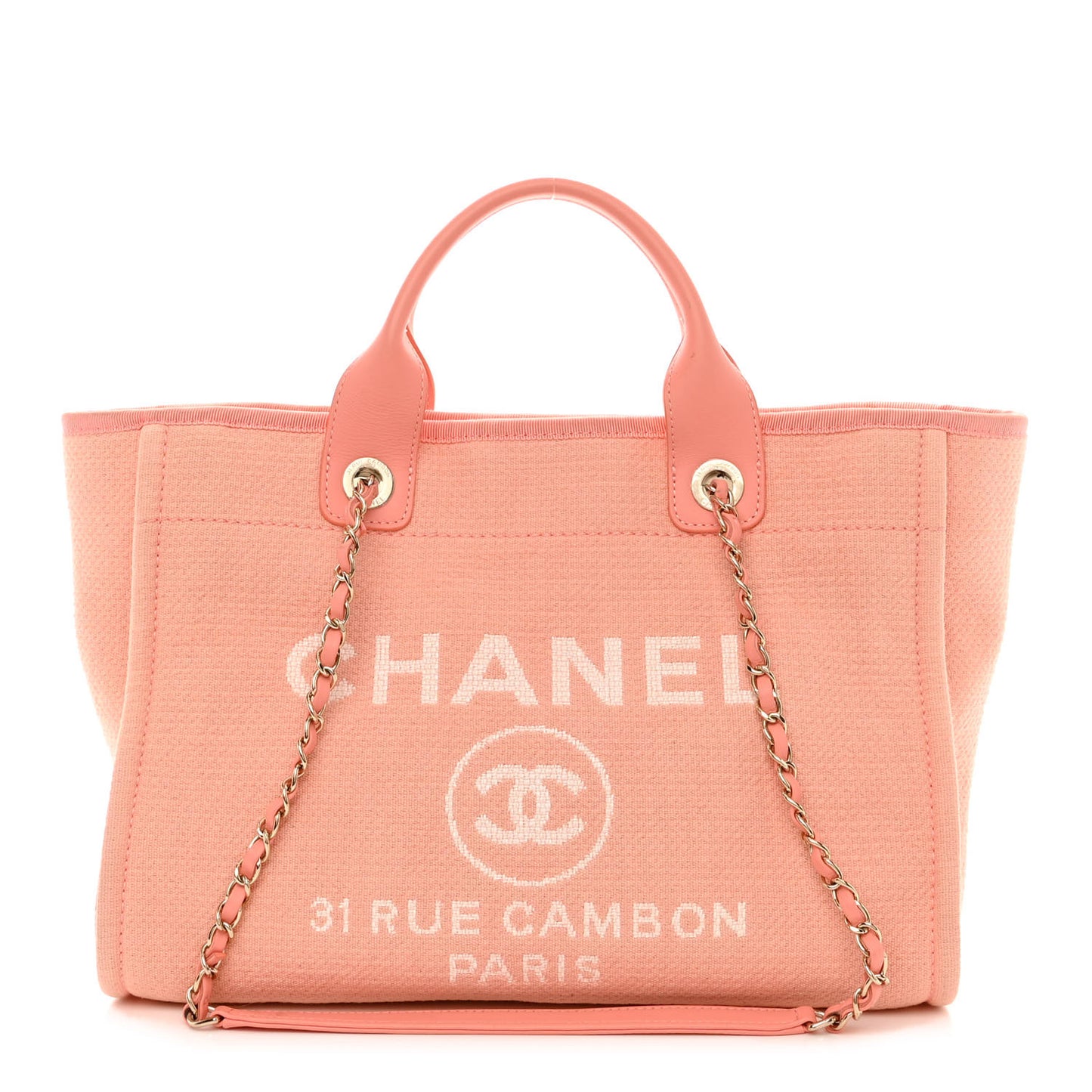 Mixed Fibers Small Deauville Tote Light Orange
