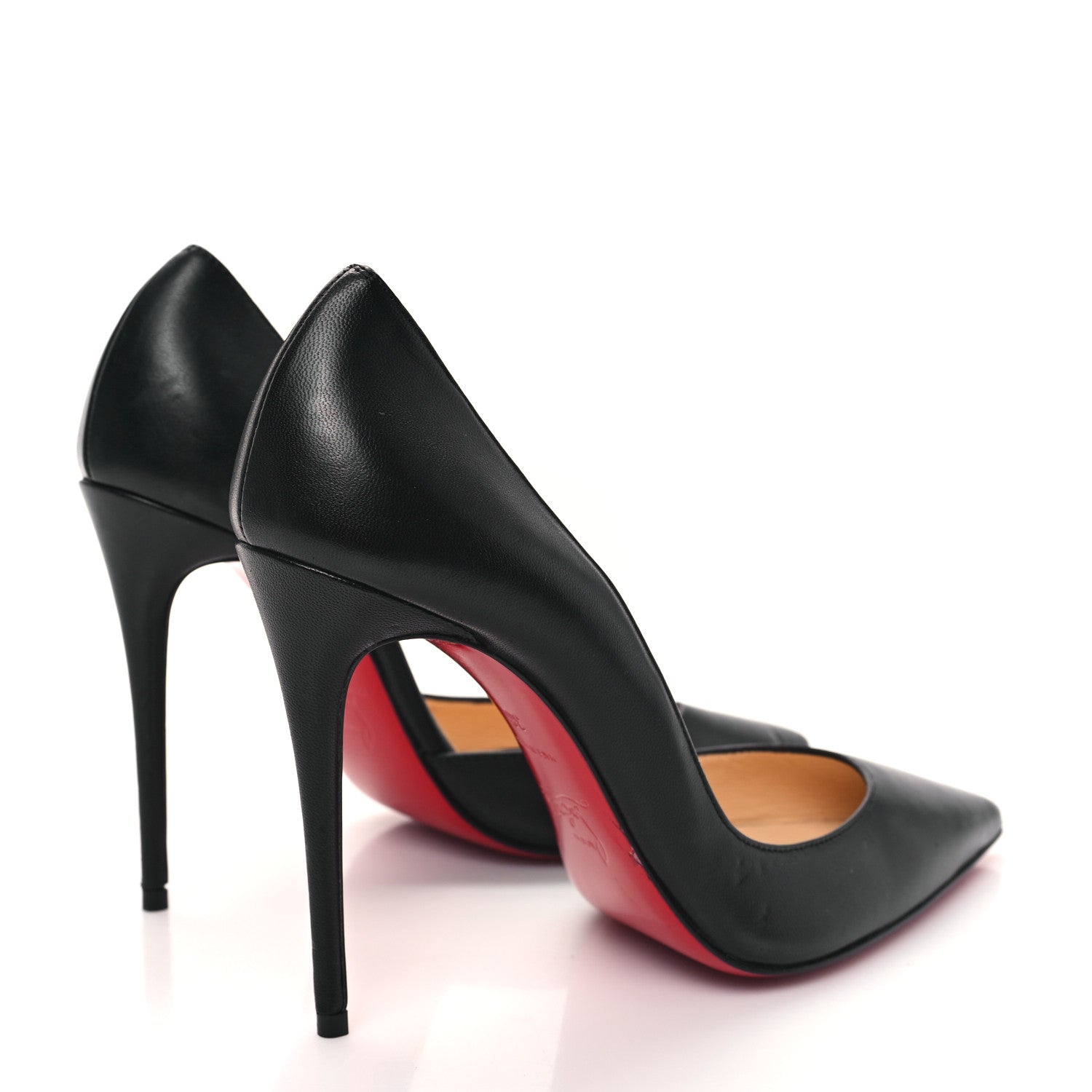 Christian Louboutin Shiny Nappa Iriza 100 Pumps 38 Black 4 of 9