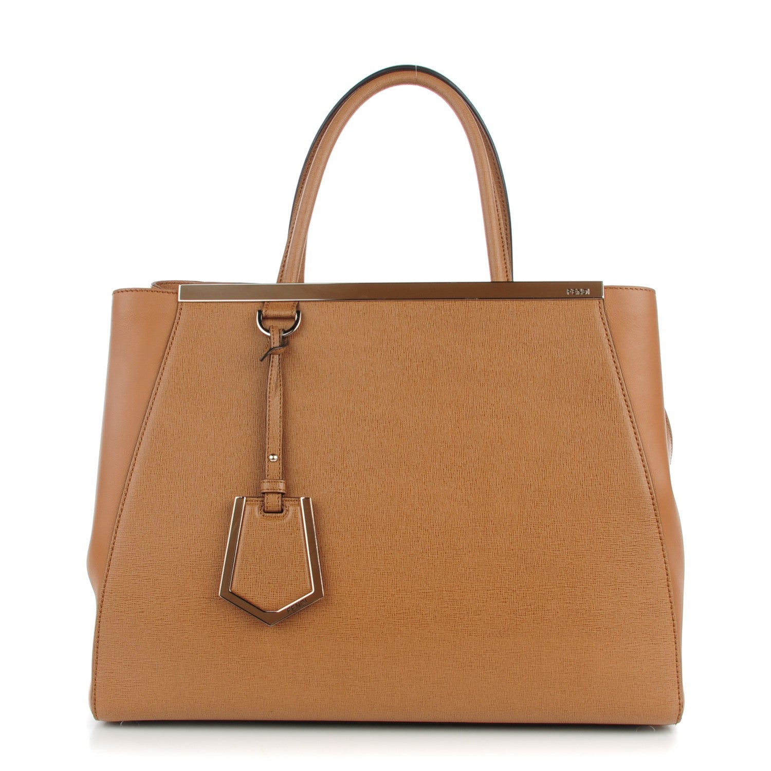 Fendi Vitello Elite Regular 2Jours Tote Orzo 128728 – FASHIONPHILE